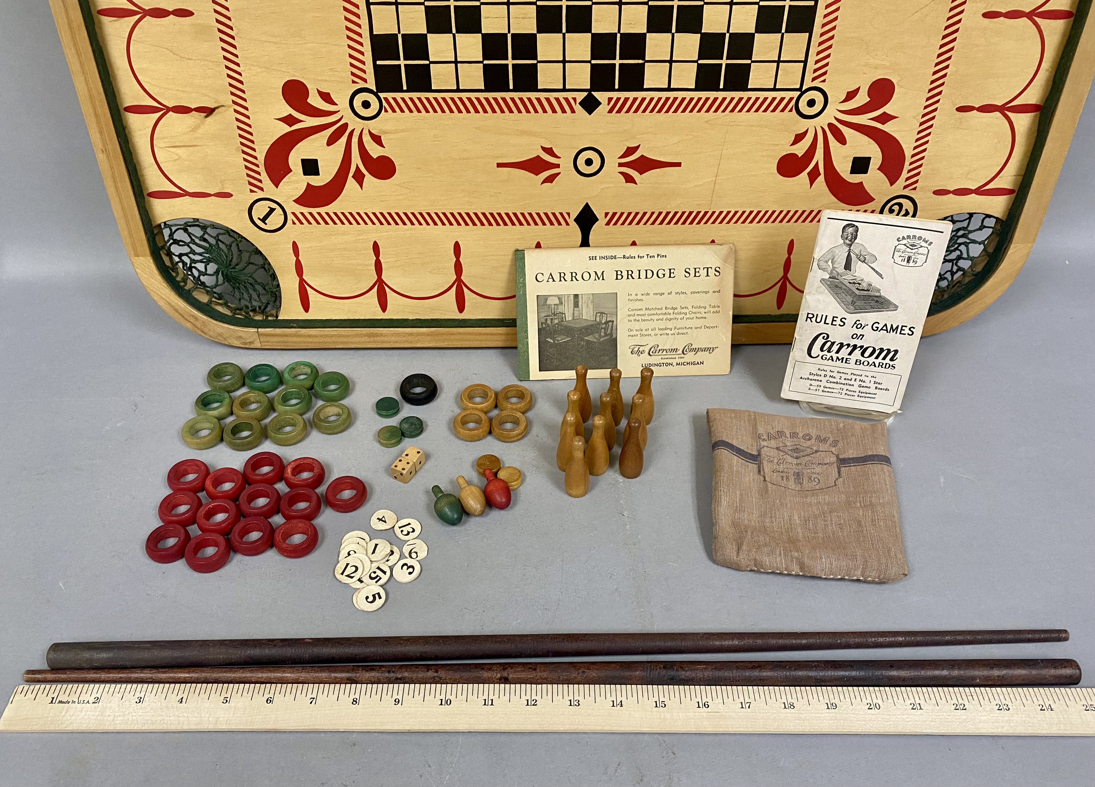 Carrom Company Style E No 1 Archarena Board