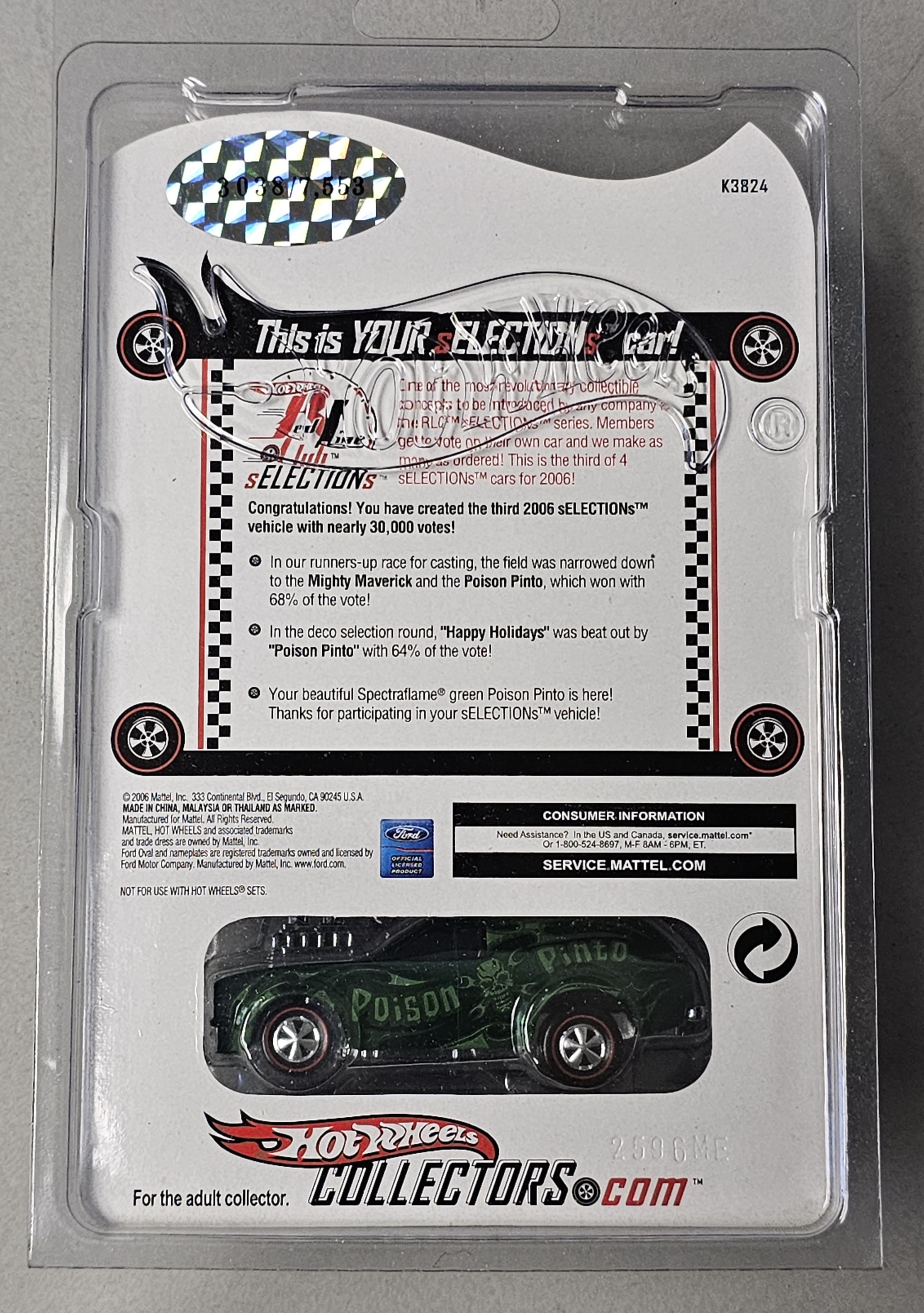 Mattel Hot Wheels RLC sELECTIONs Poison Pinto