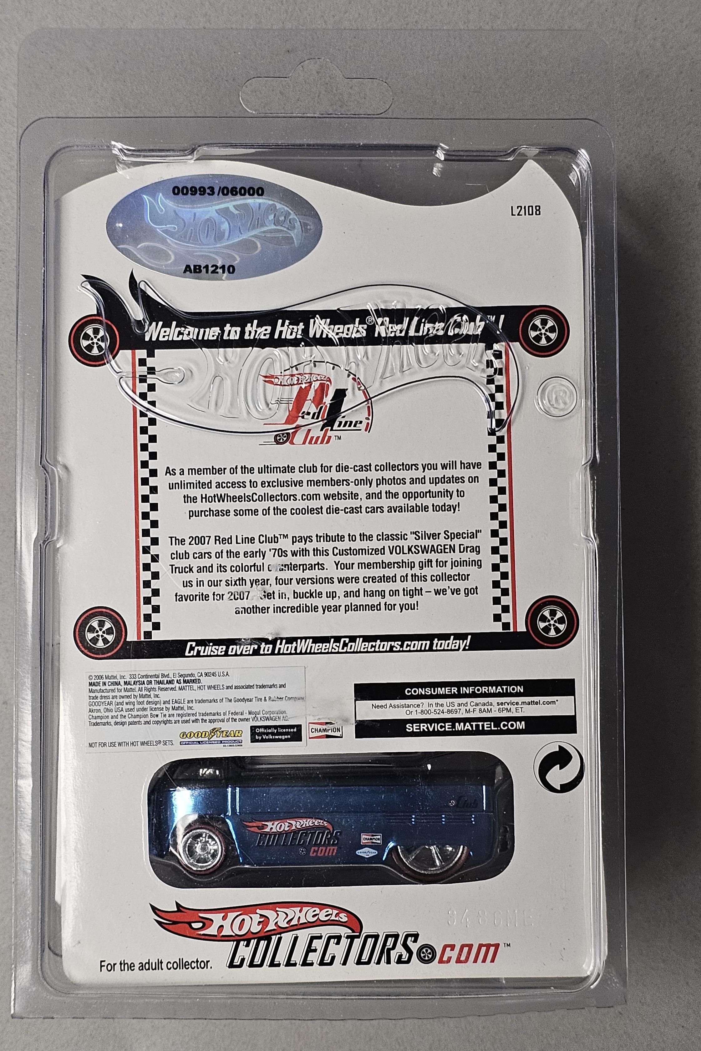 Mattel RLC Volkswagen Drag Truck