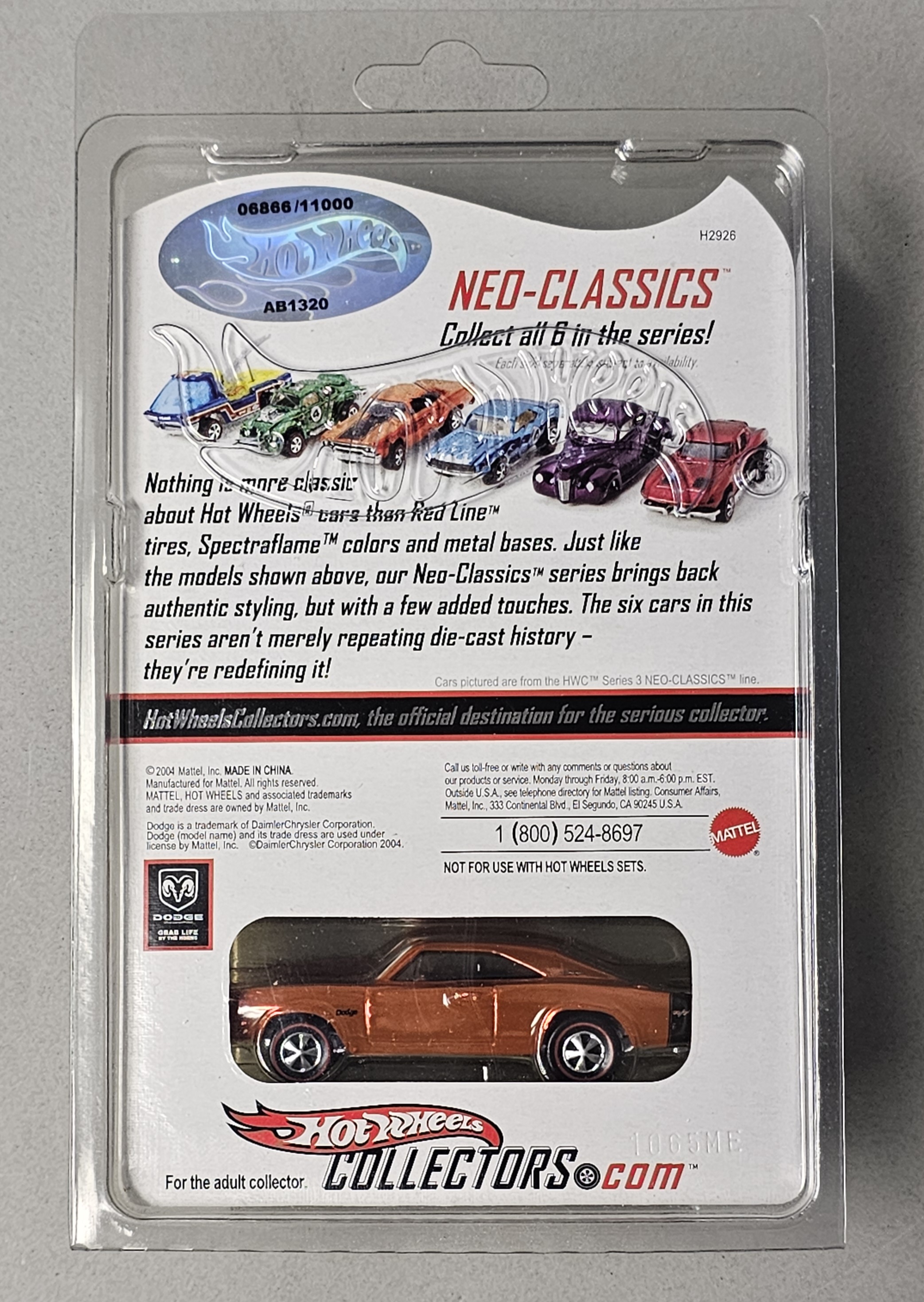 Mattel Hot Wheels Neo-Classics Dodge Charger