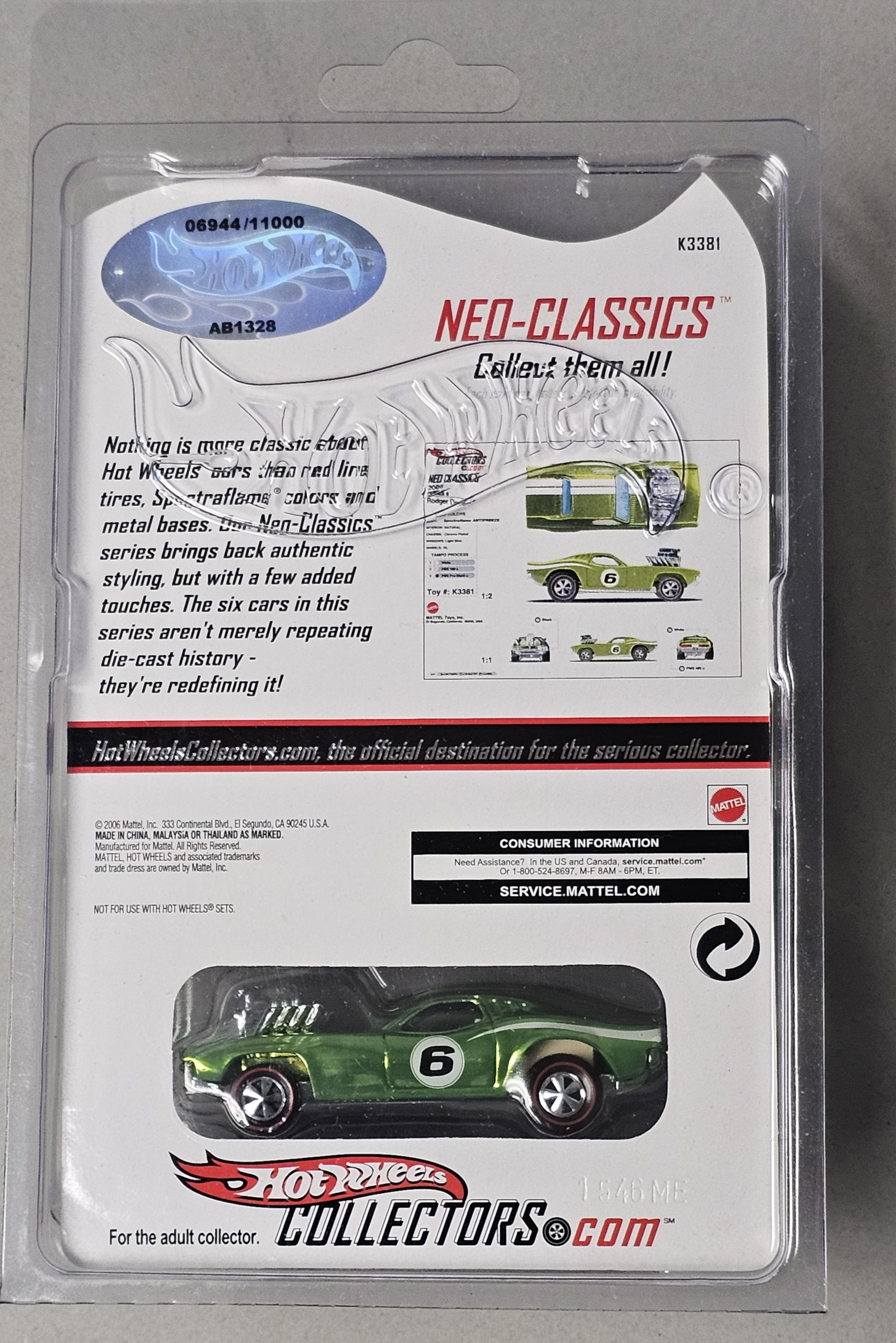 Hot Wheels Rodger Dodger Neo-Classics Series