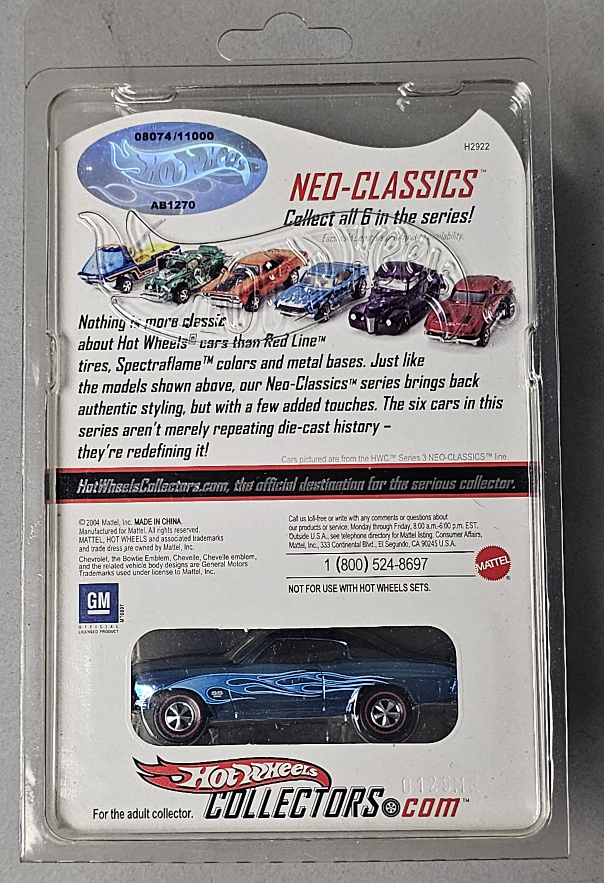 Mattel Hot Wheels Neo-Classics 1970 Chevelle SS