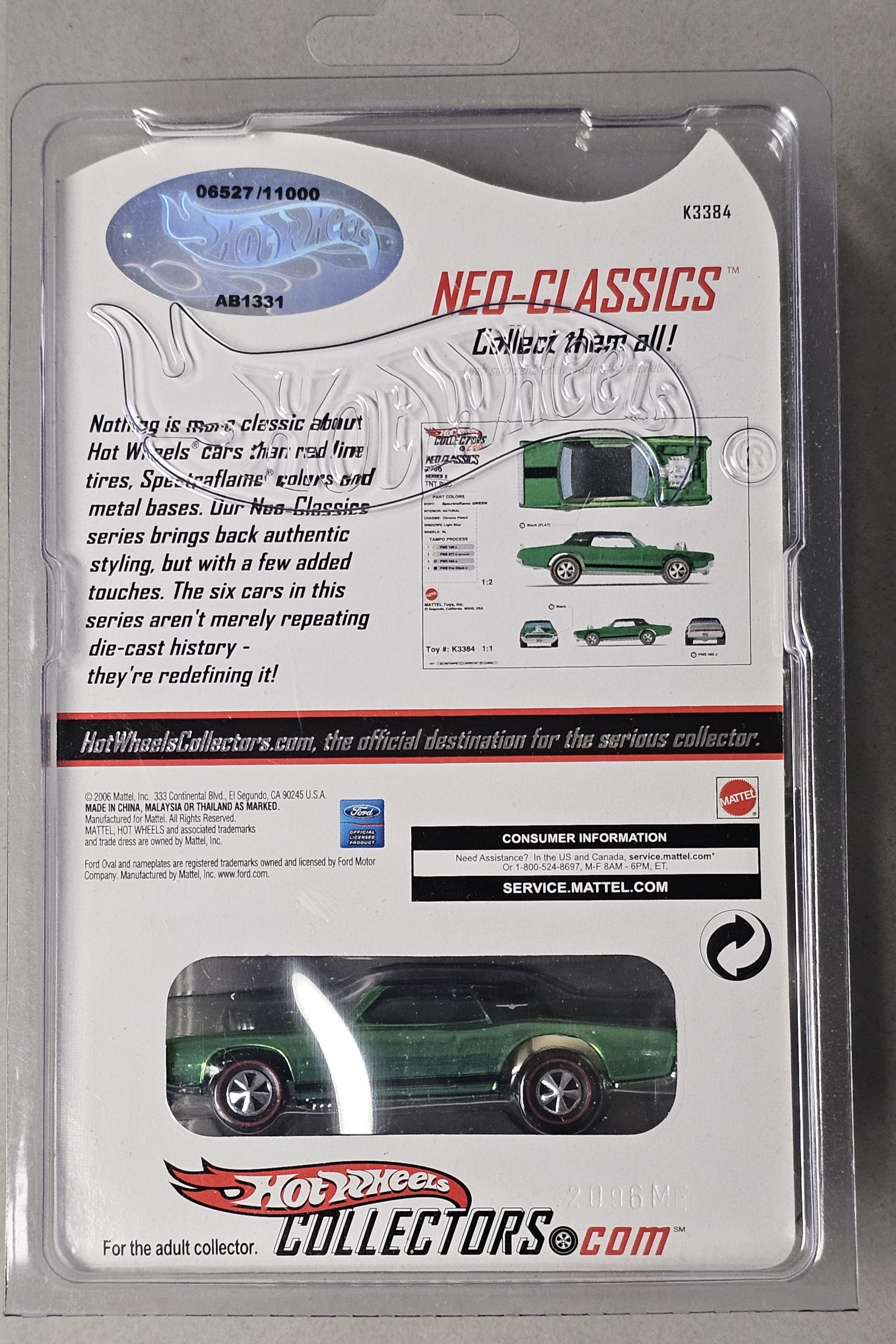 Hot Wheels Neo-Classics TNT Bird Car