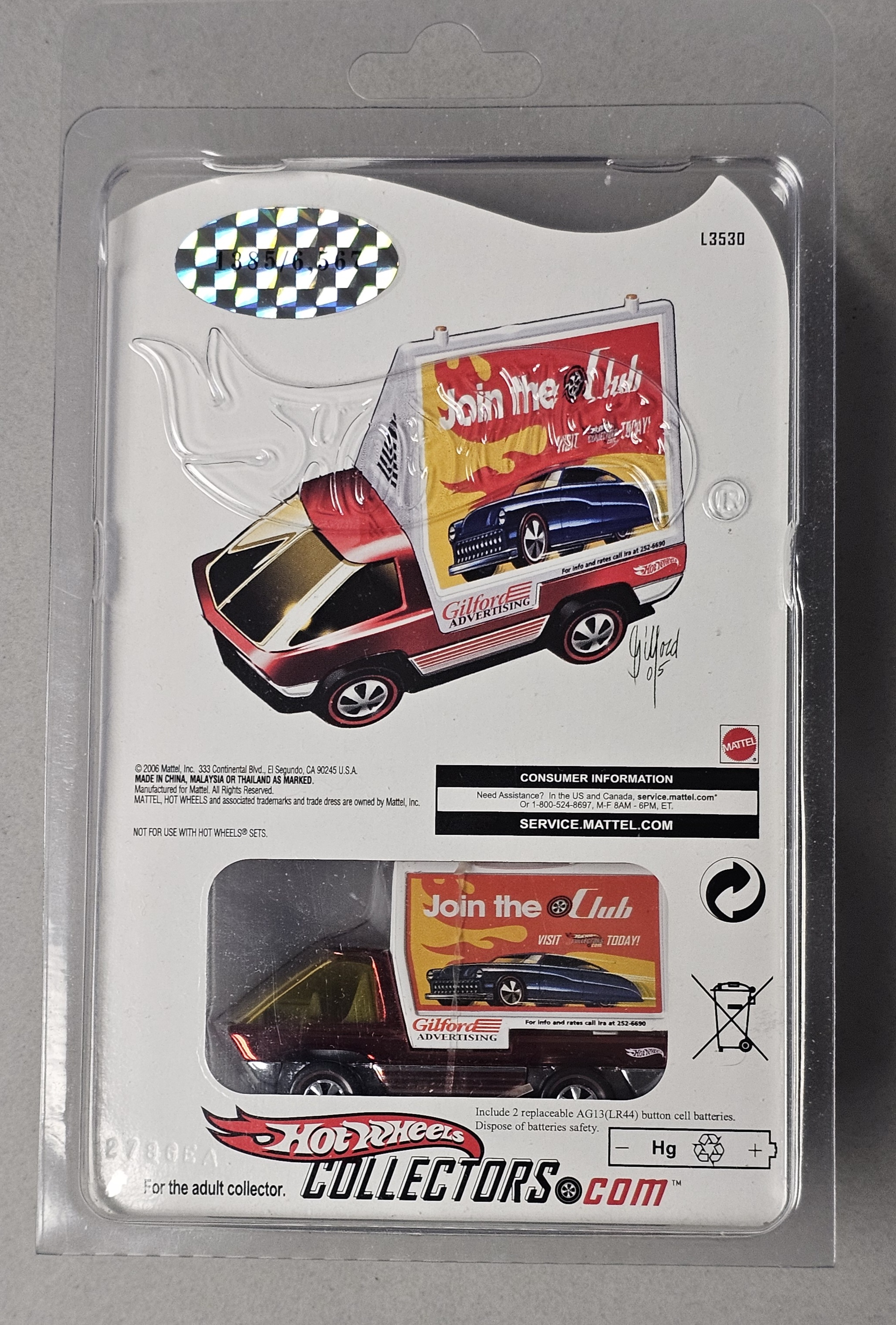 Mattel HWC Exclusive Billboard Truck