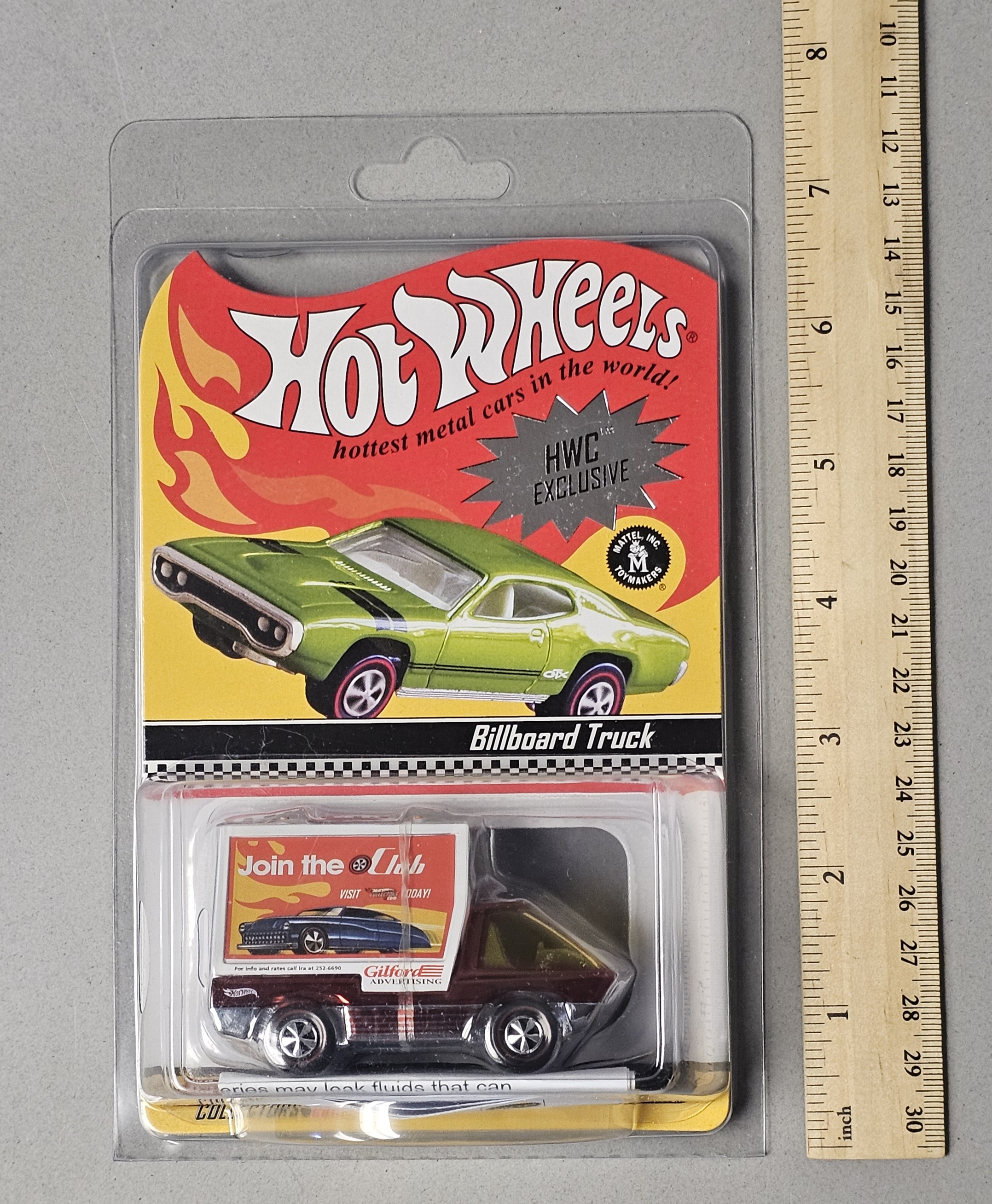 Mattel HWC Exclusive Billboard Truck