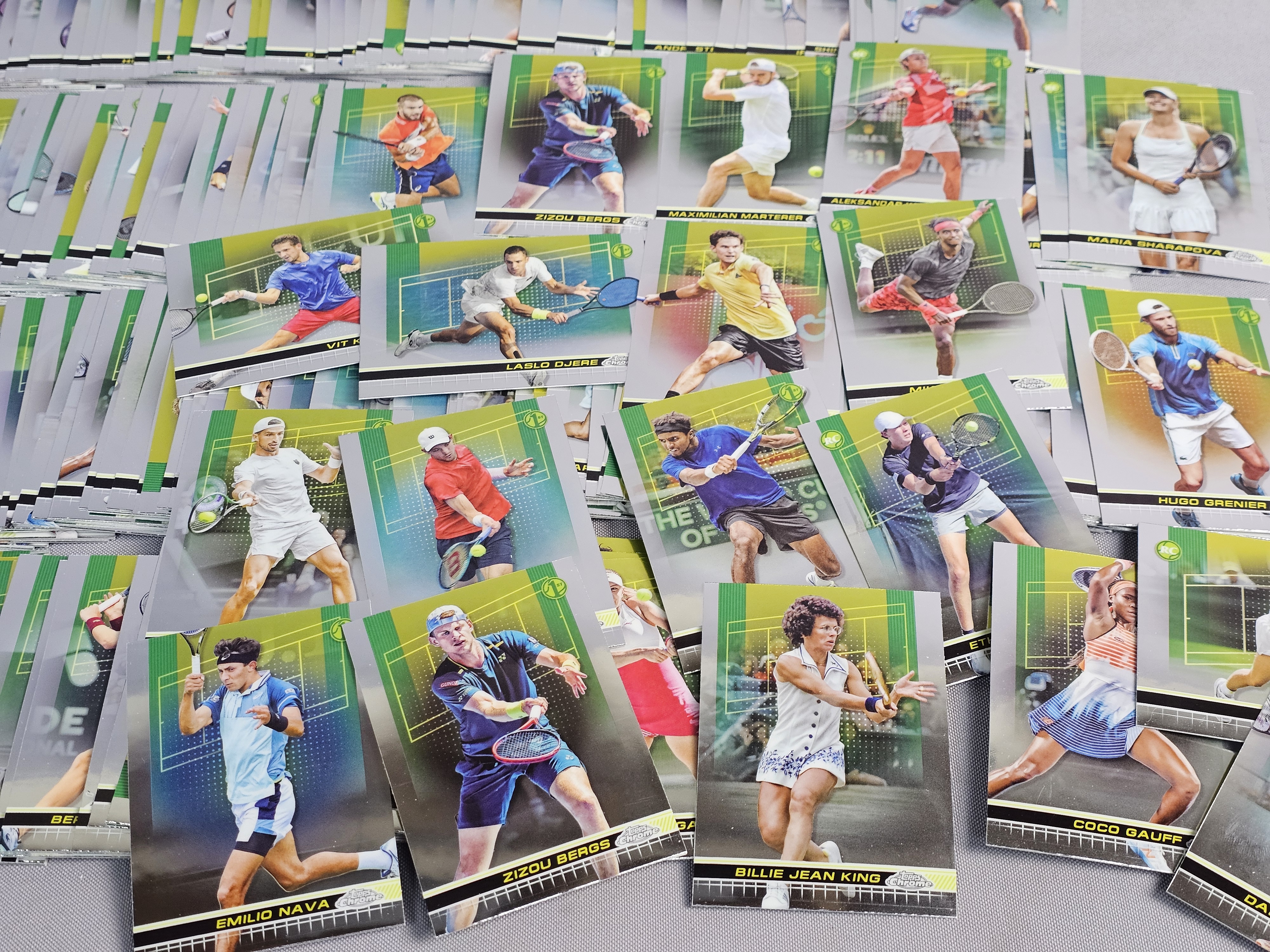 Topps Chrome Tennis Trading Cards Lot
