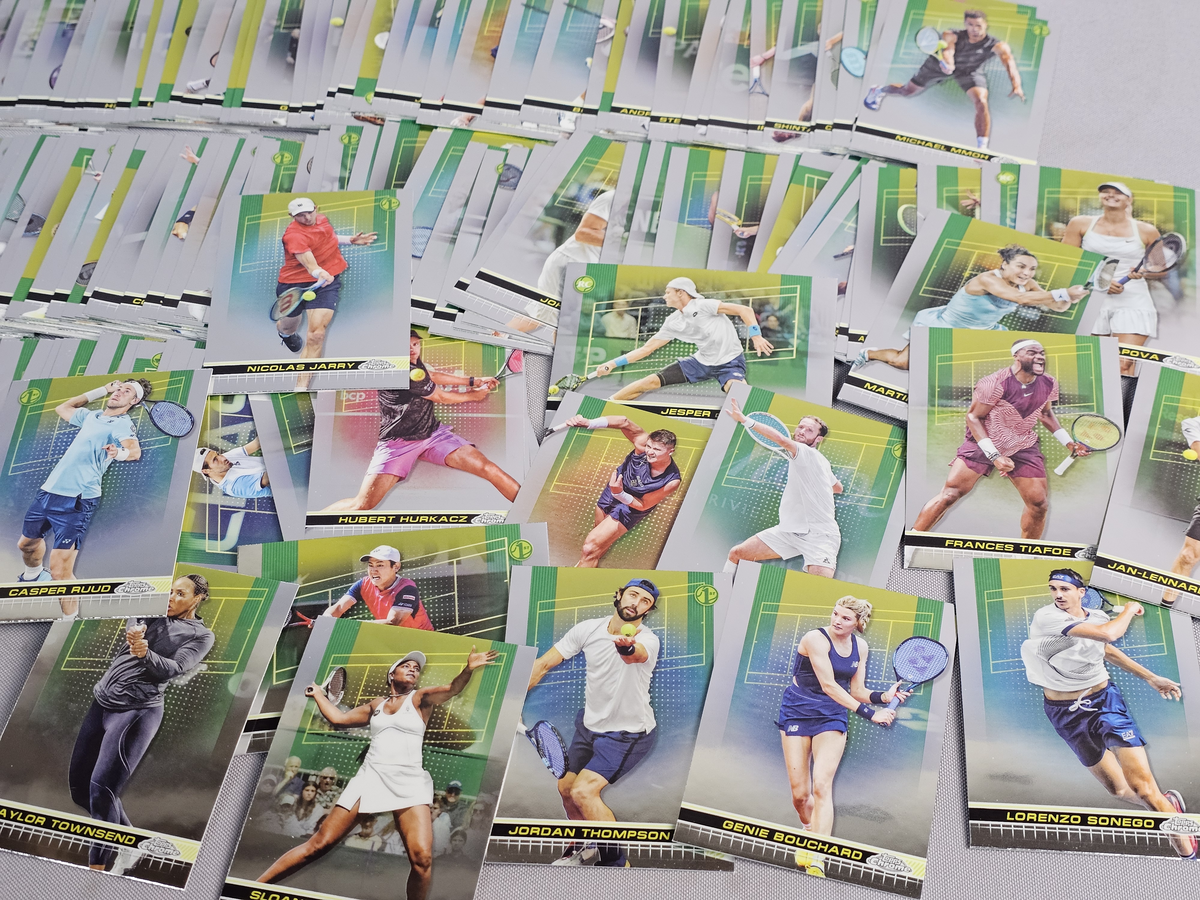 Topps Chrome Tennis Trading Cards Lot