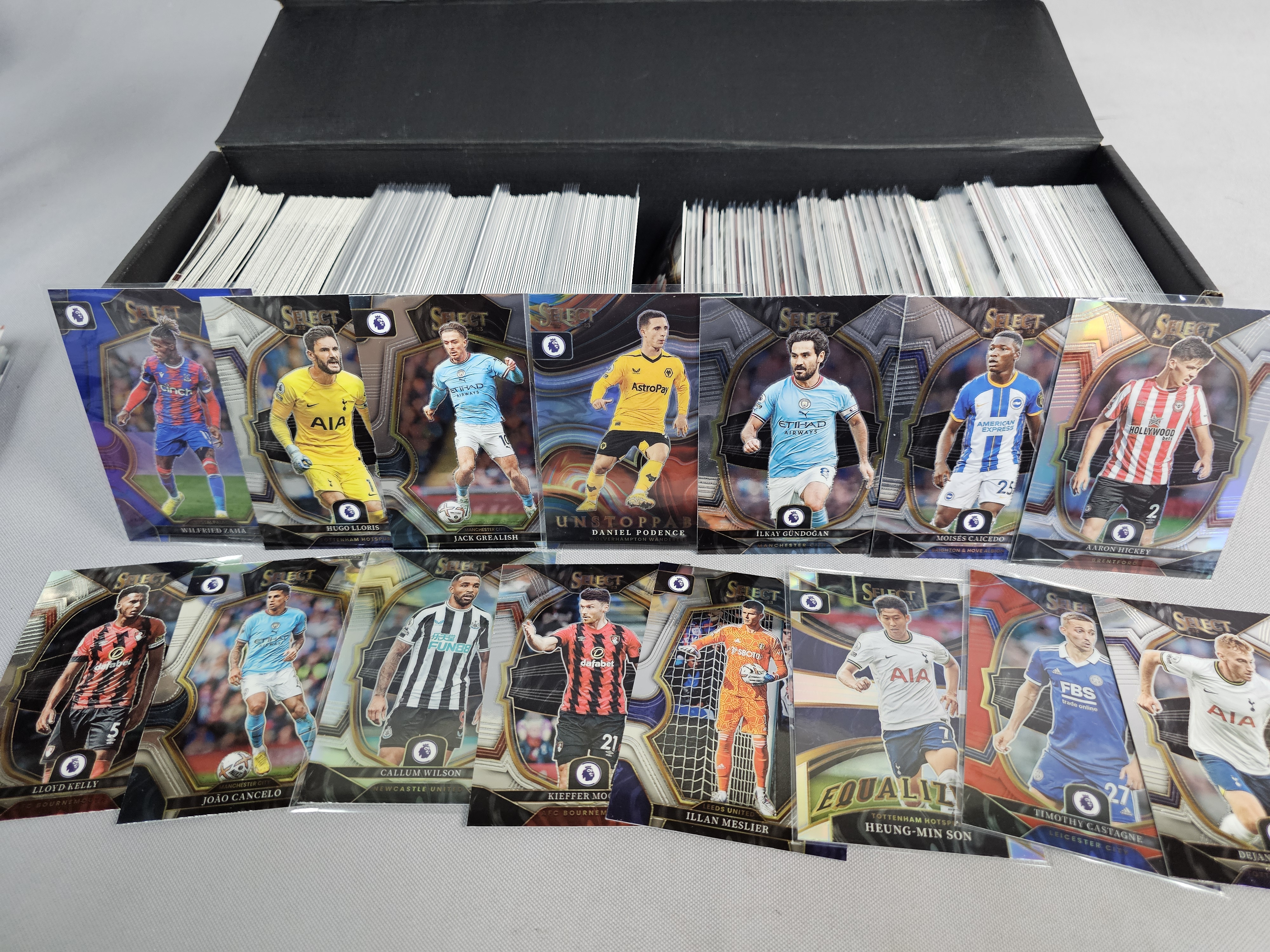 Assorted Soccer Trading Card Collection