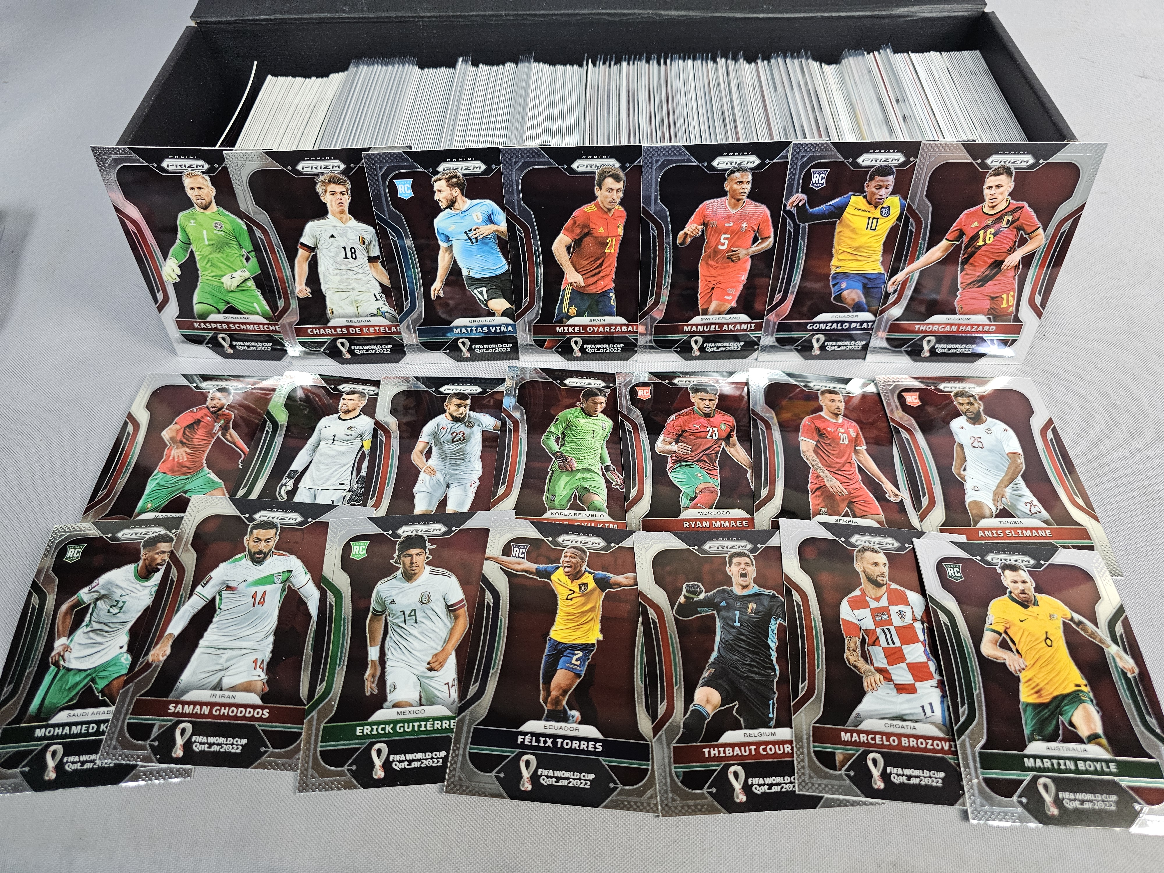 Assorted Soccer Trading Card Collection