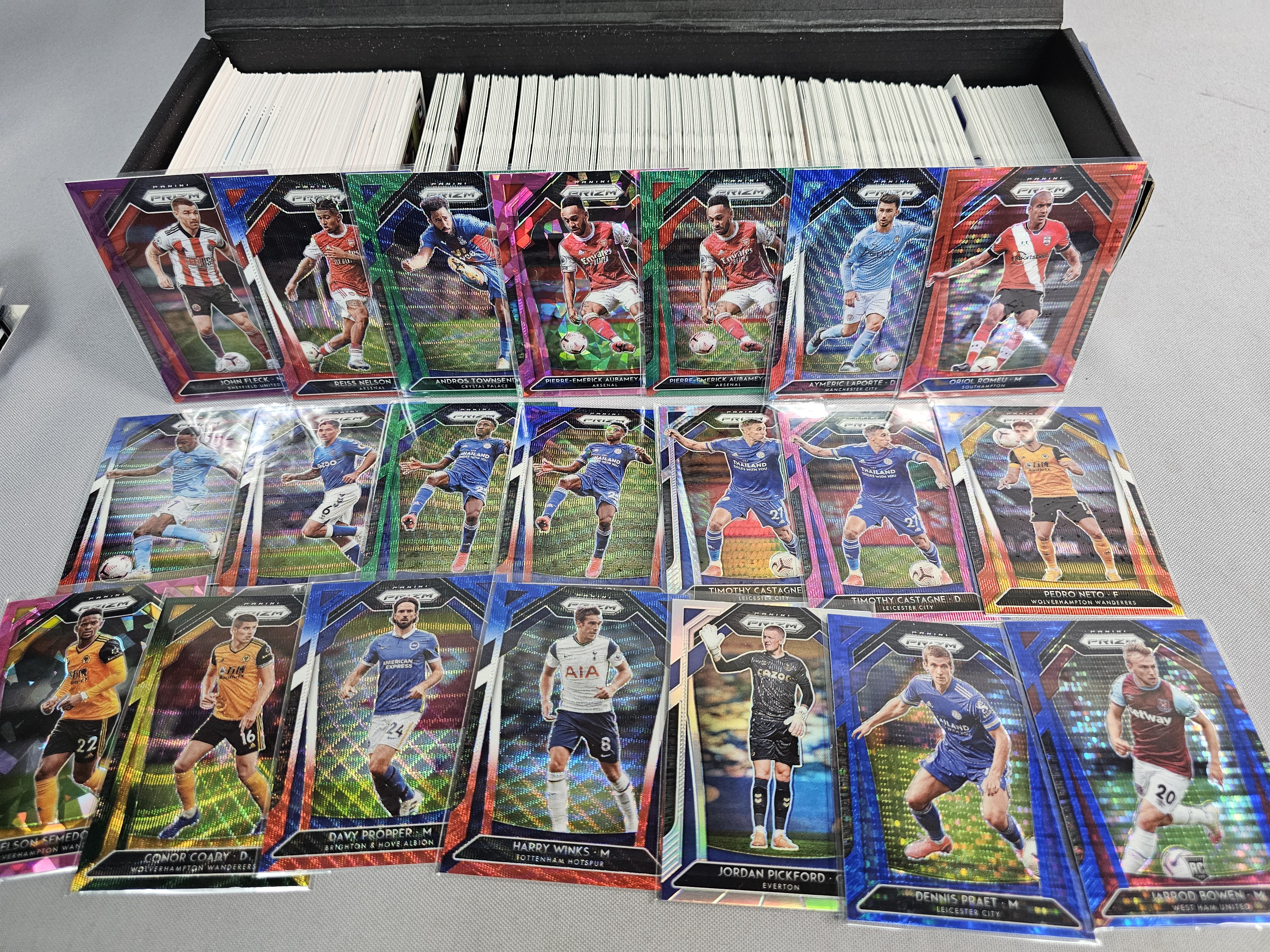 Assorted Soccer Trading Card Collection