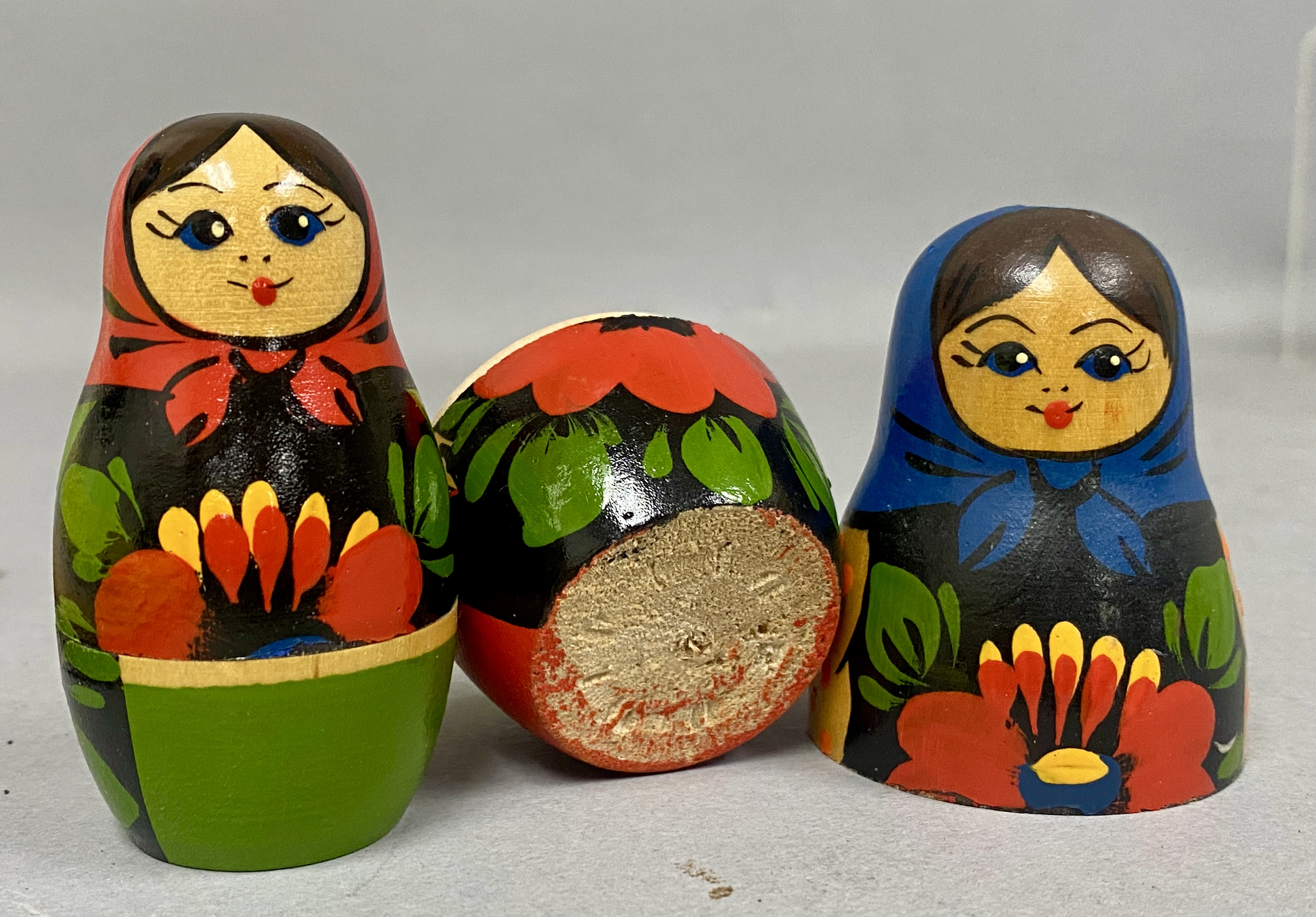 Veres Russian Hand-Painted Folklore Nesting Dolls
