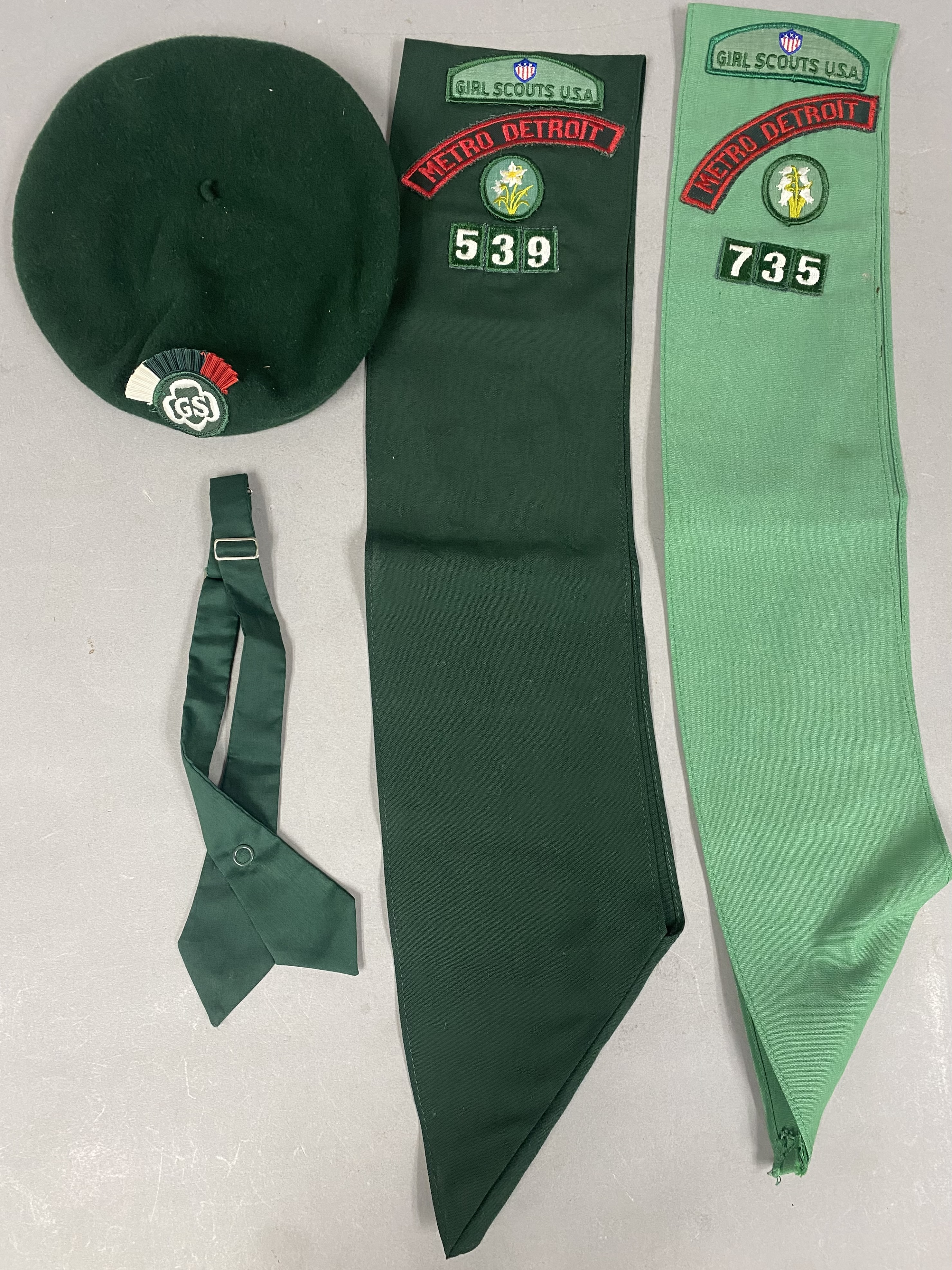 Metro Detroit GSUSA Wool & Fabric Uniform Accessories