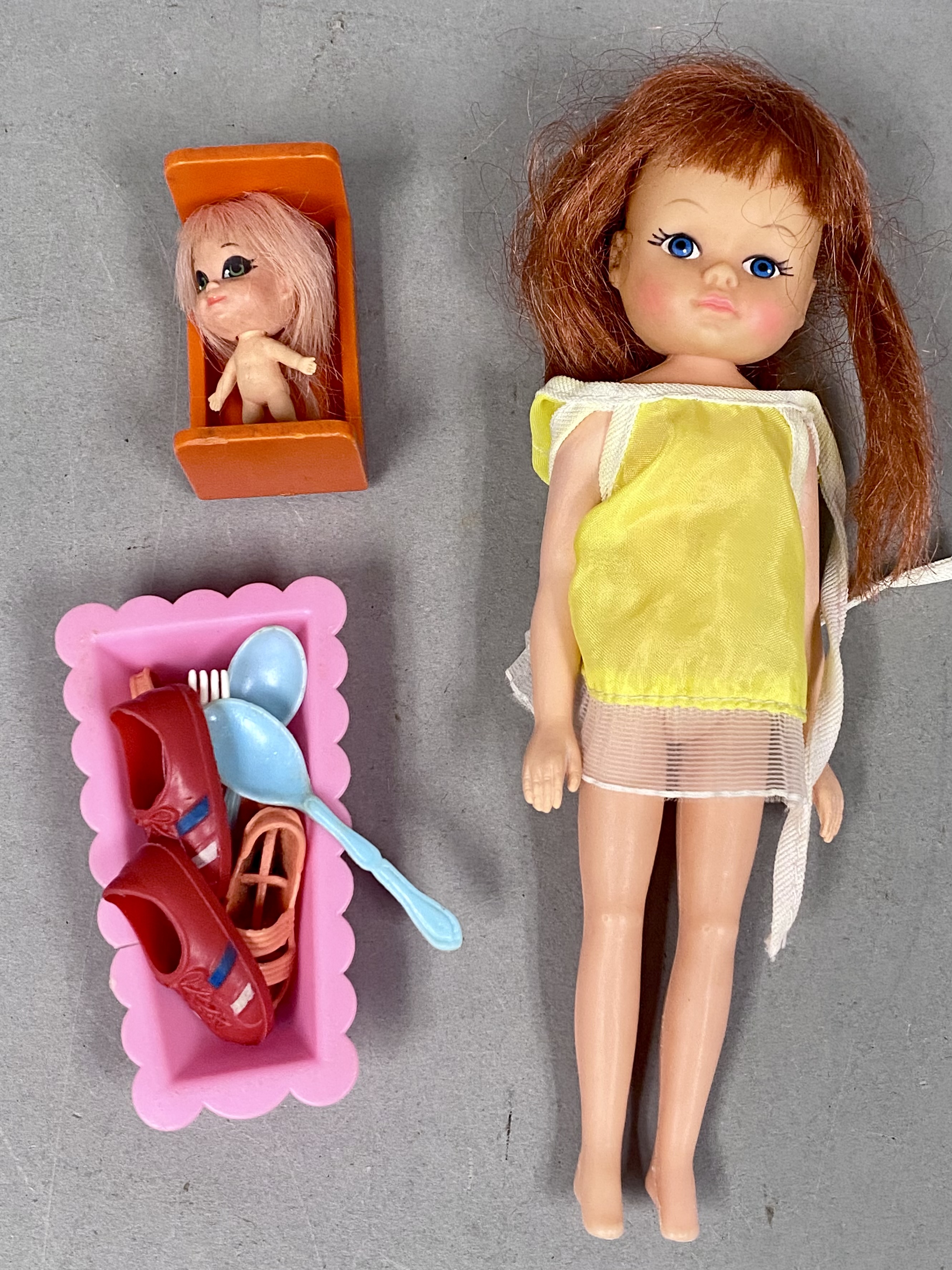 U.D. Co Inc 1971 Doll & Clothing Assortment
