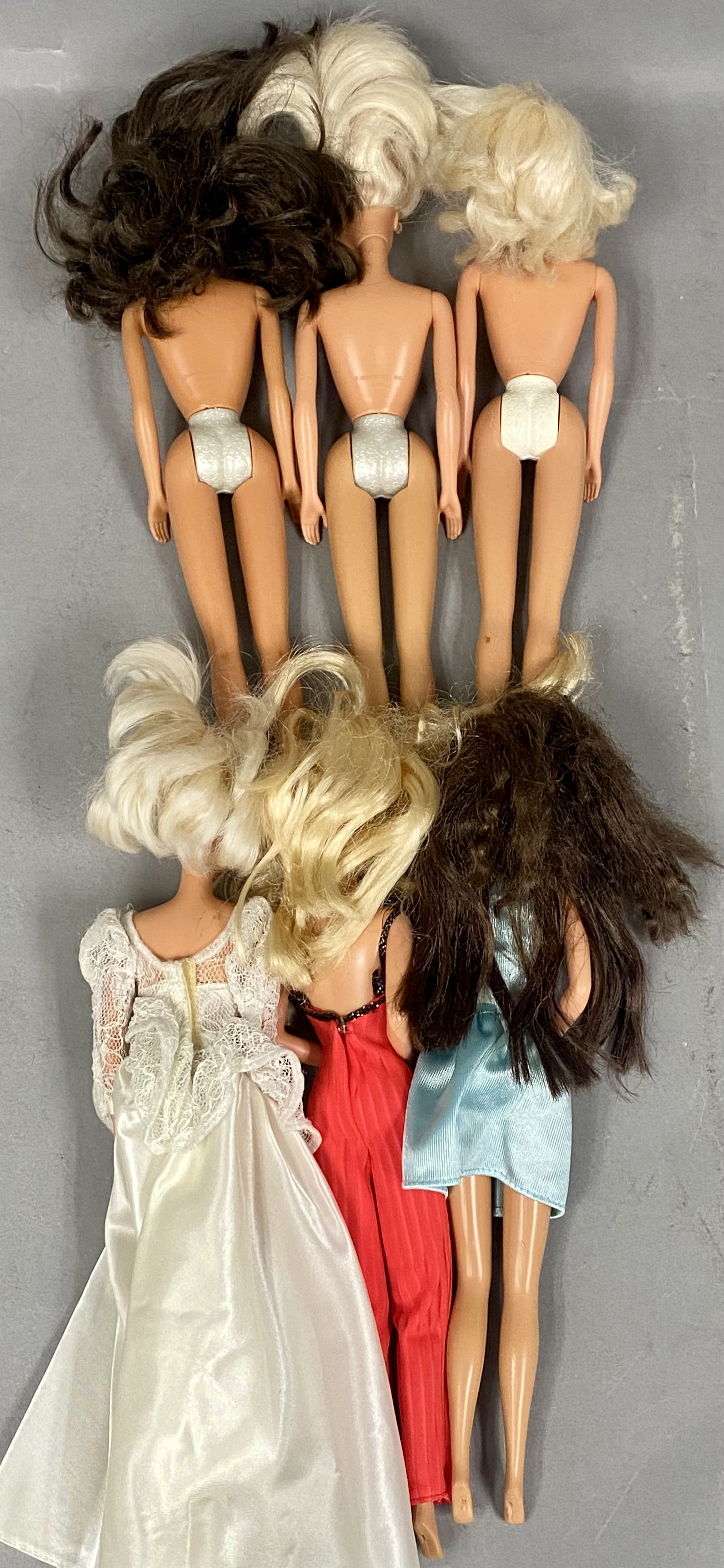 6 Mattel Barbie Dolls