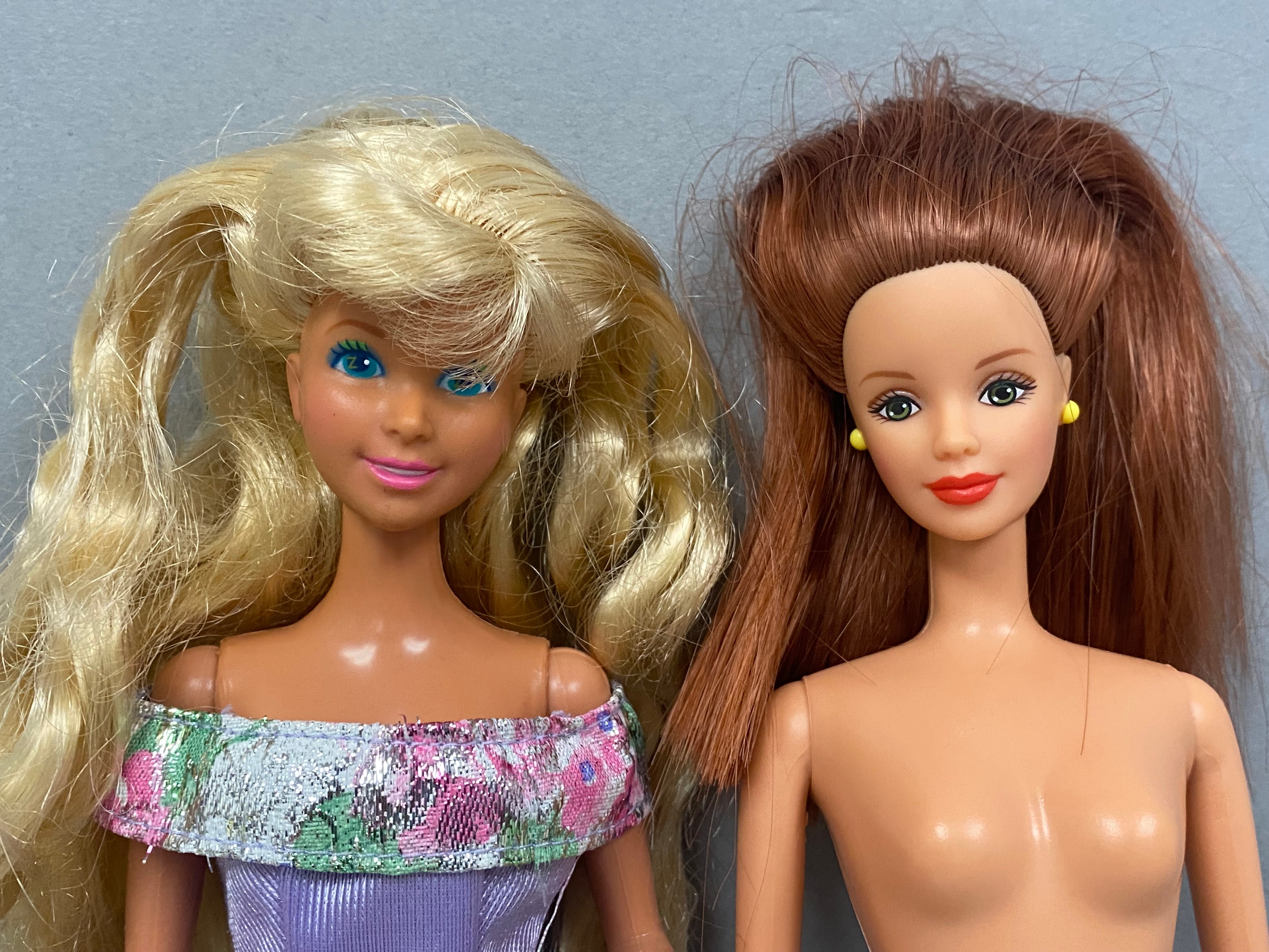 2 Mattel Vinyl Fashion Dolls