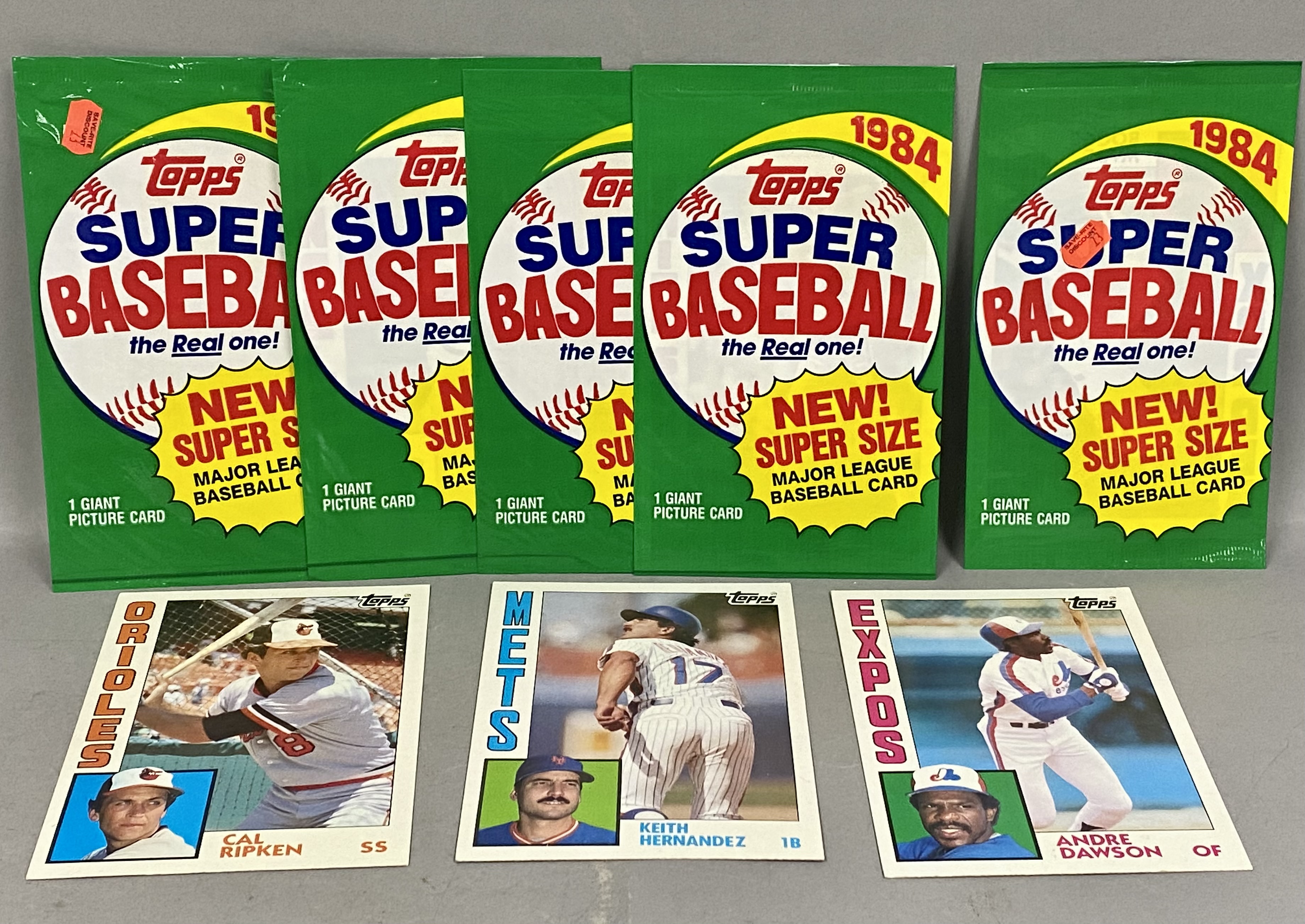1984 Topps Super Baseball Packs & Cards