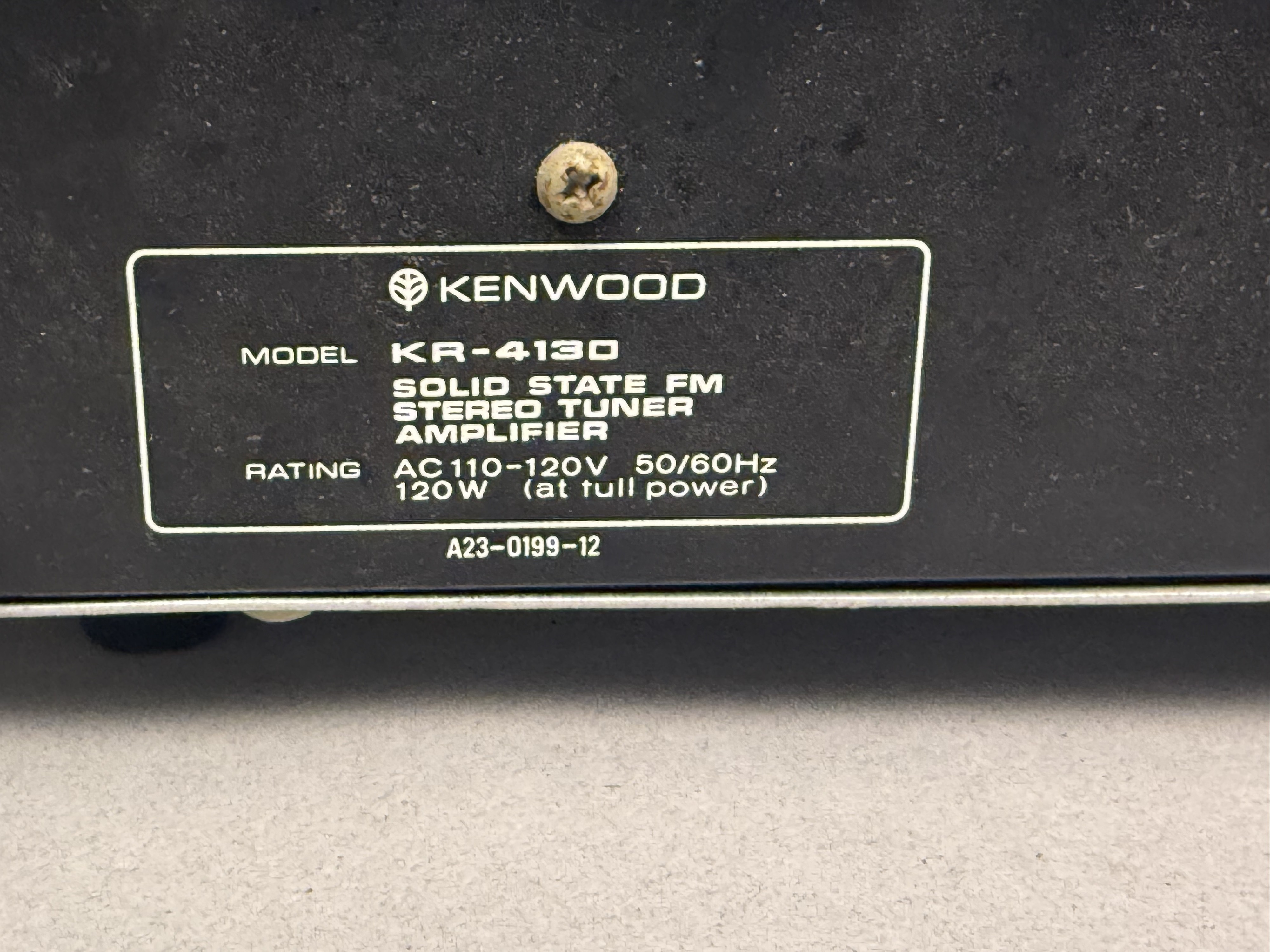 Kenwood KR-4130 Solid State Stereo Receiver