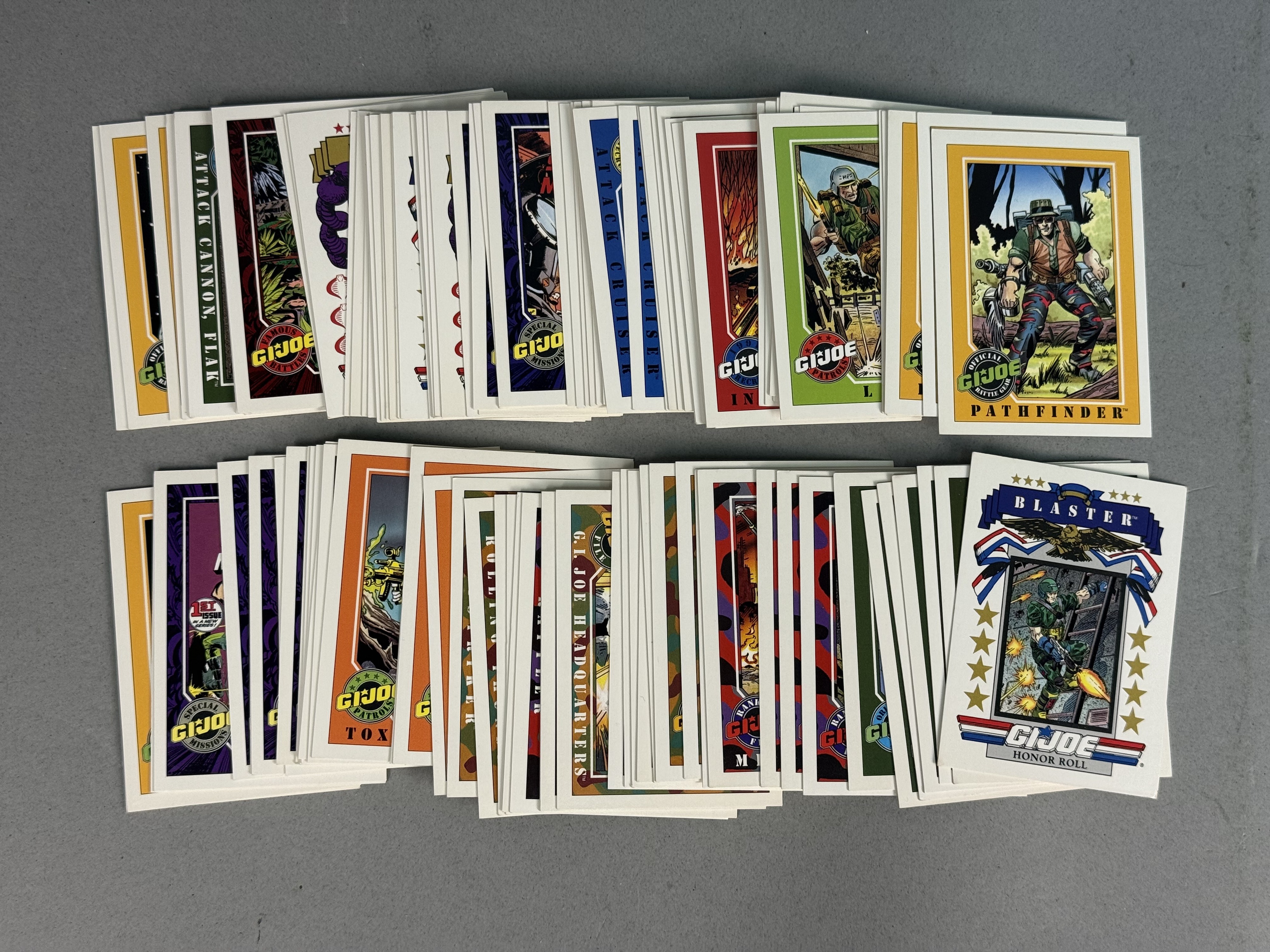 Impel 1991 G.I. Joe Series 1 Trading Cards