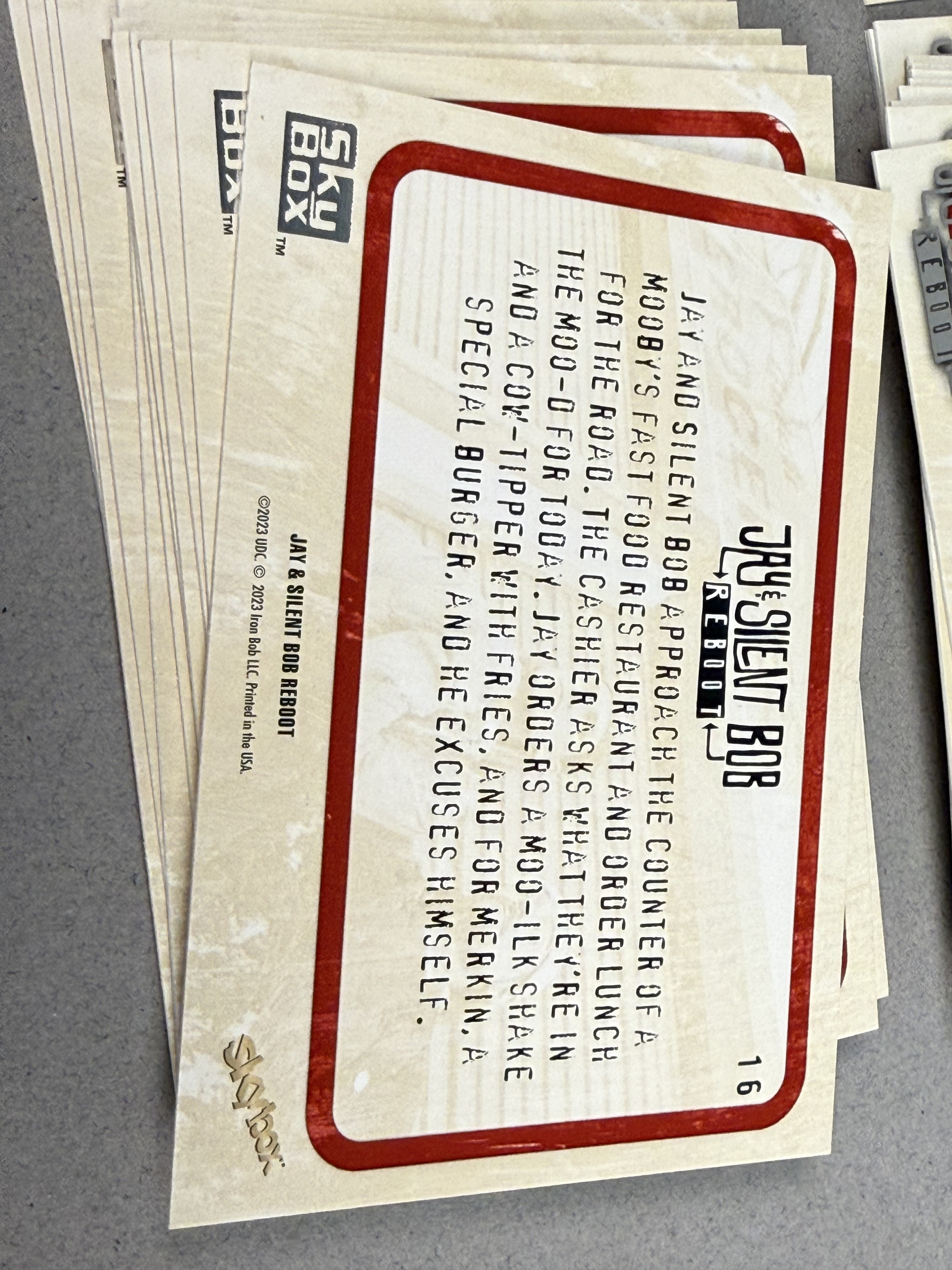 Skybox Jay & Silent Bob Reboot Trading Cards