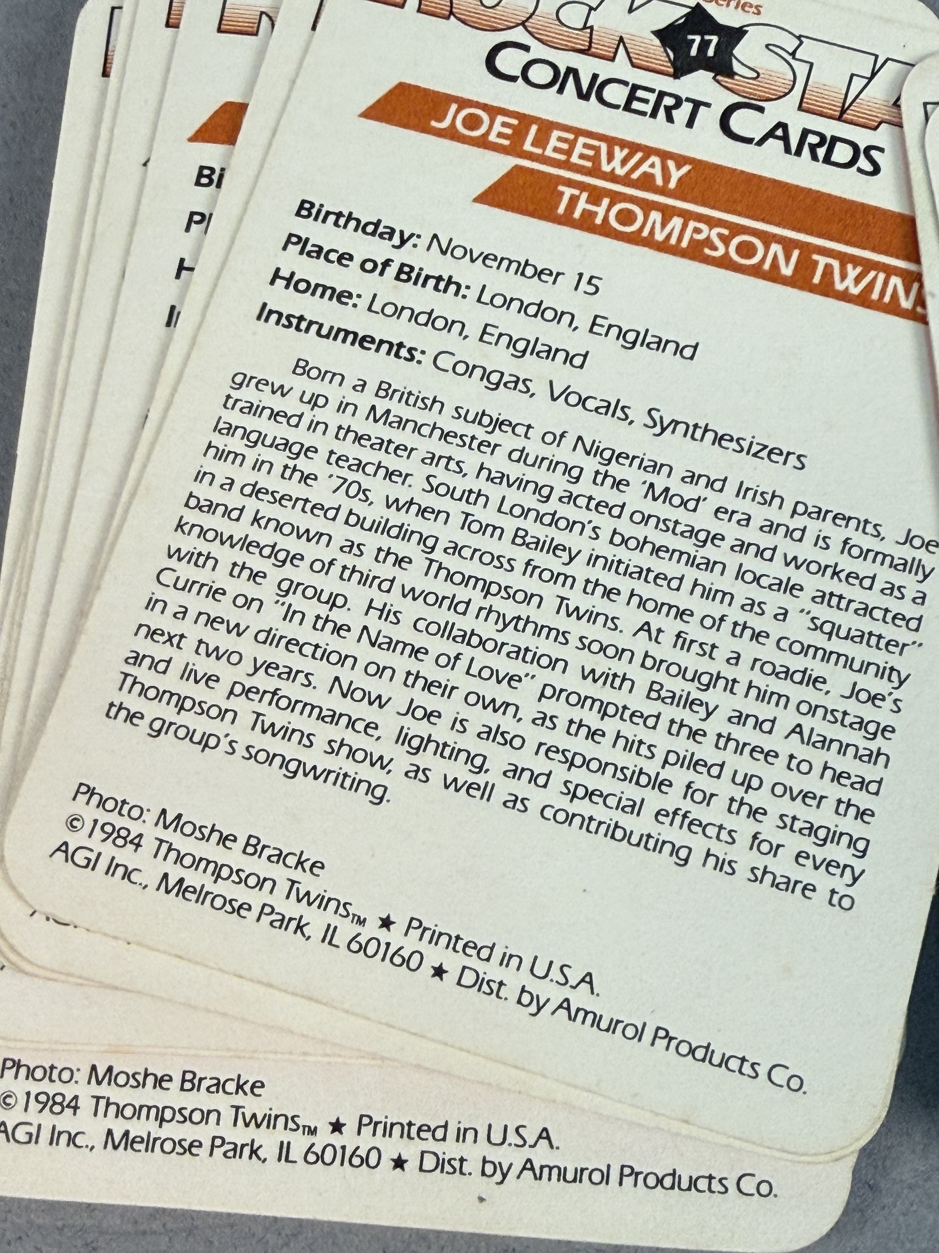 Non Sports Cards Including Marvel & Rockstars