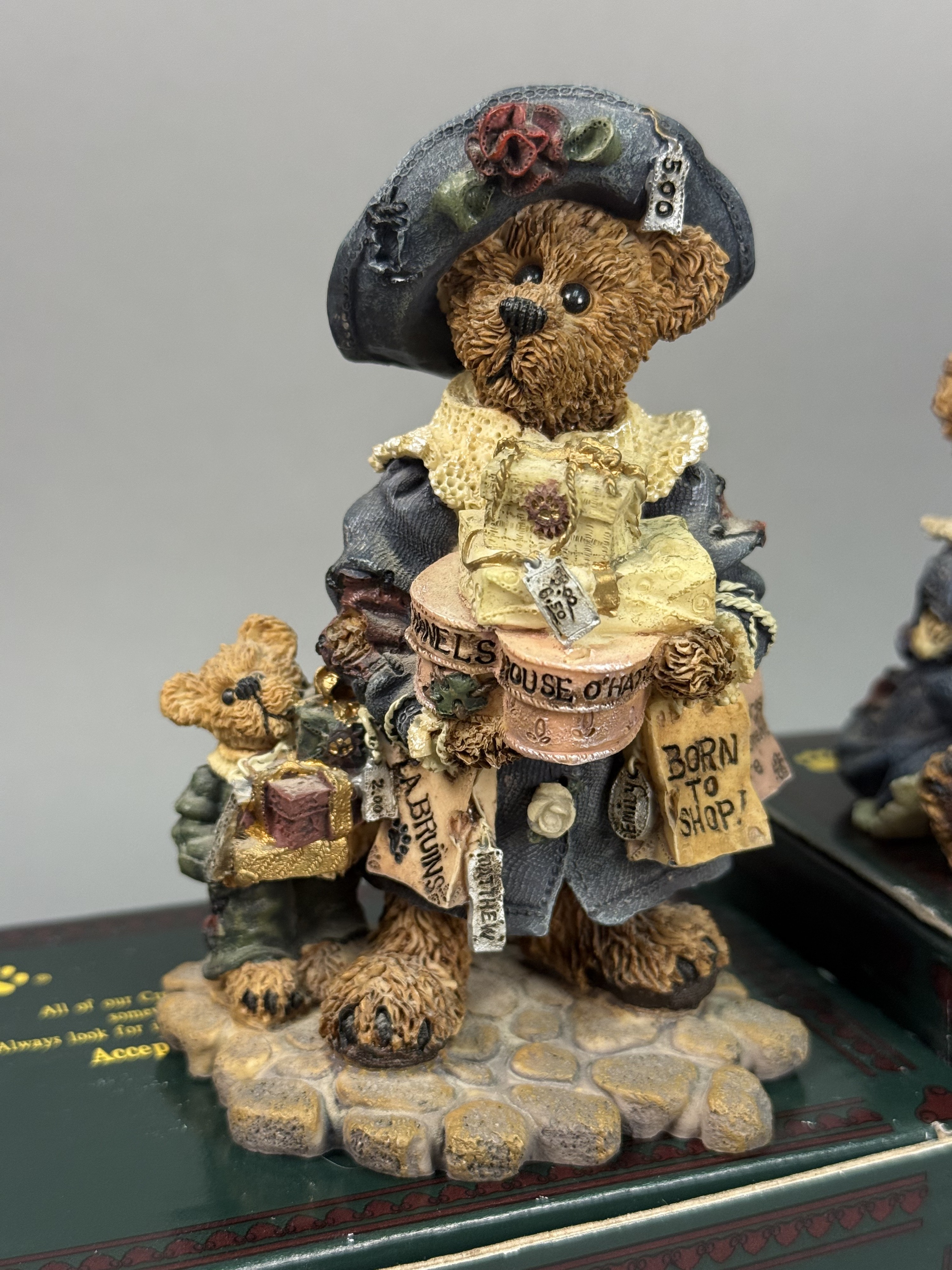 Boyds Bears Bearstone Collection Resin Figurines