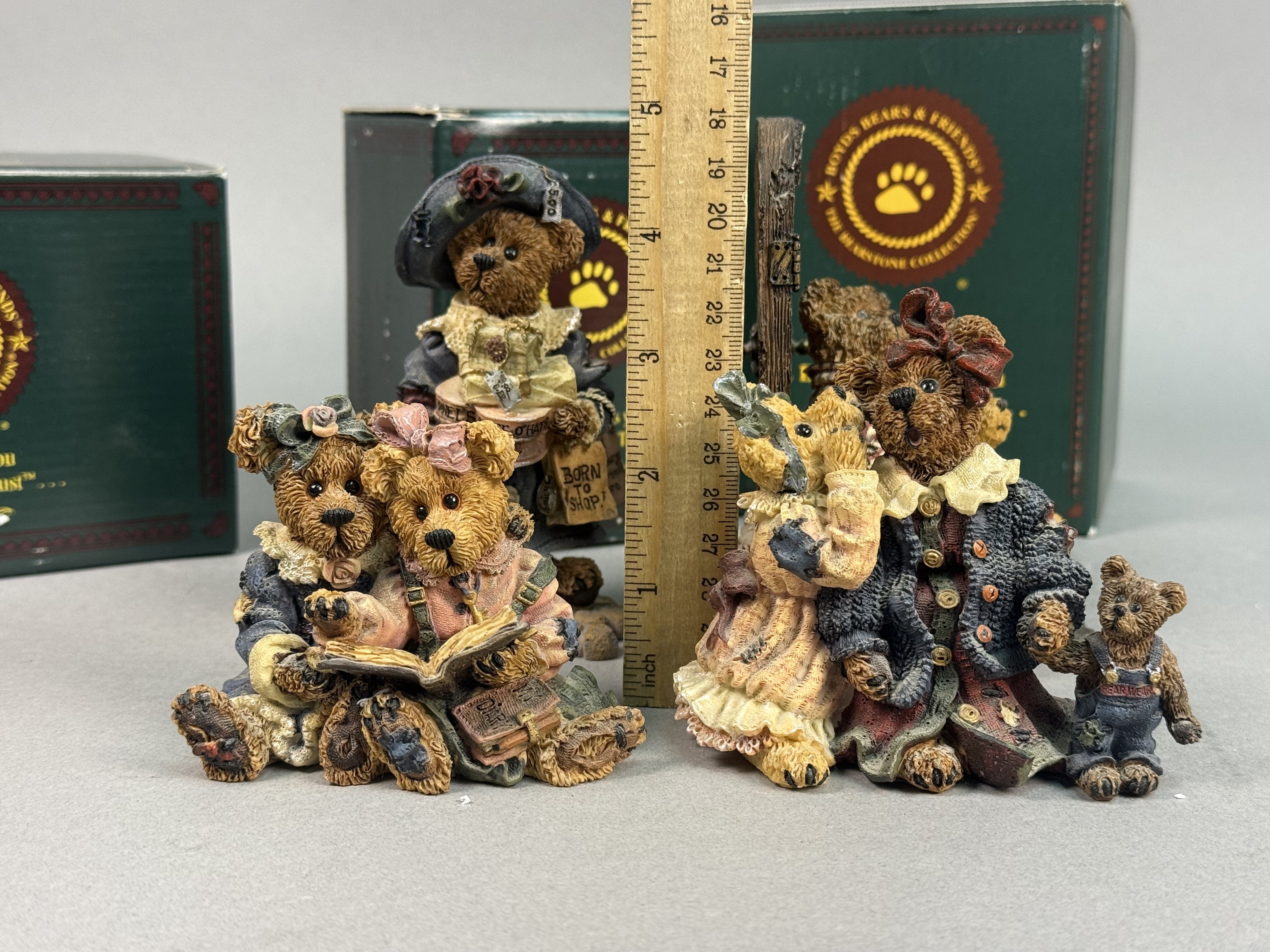 Boyds Bears Bearstone Collection Resin Figurines