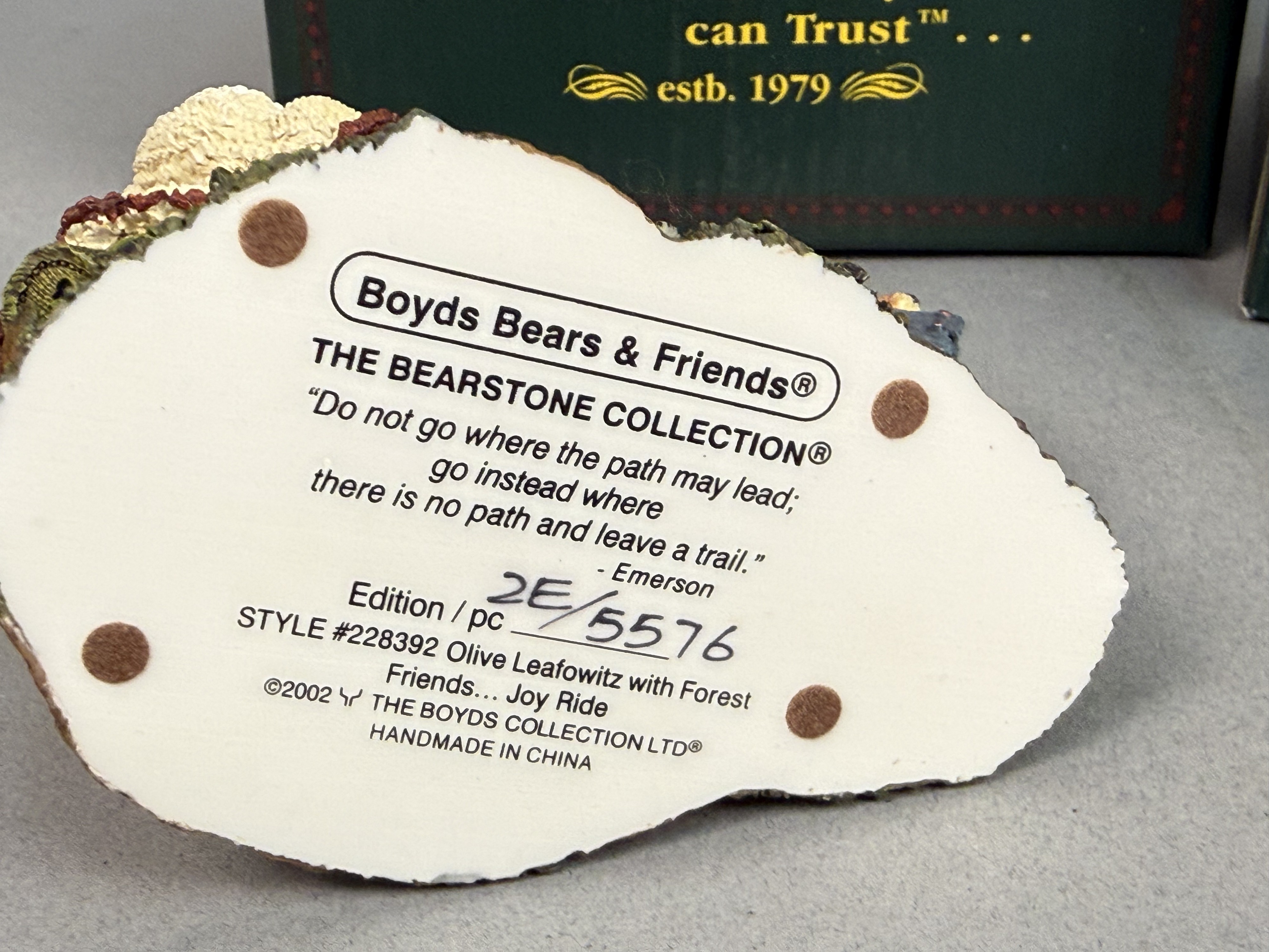 Boyds Bears & Friends Resin Figurine Assortment