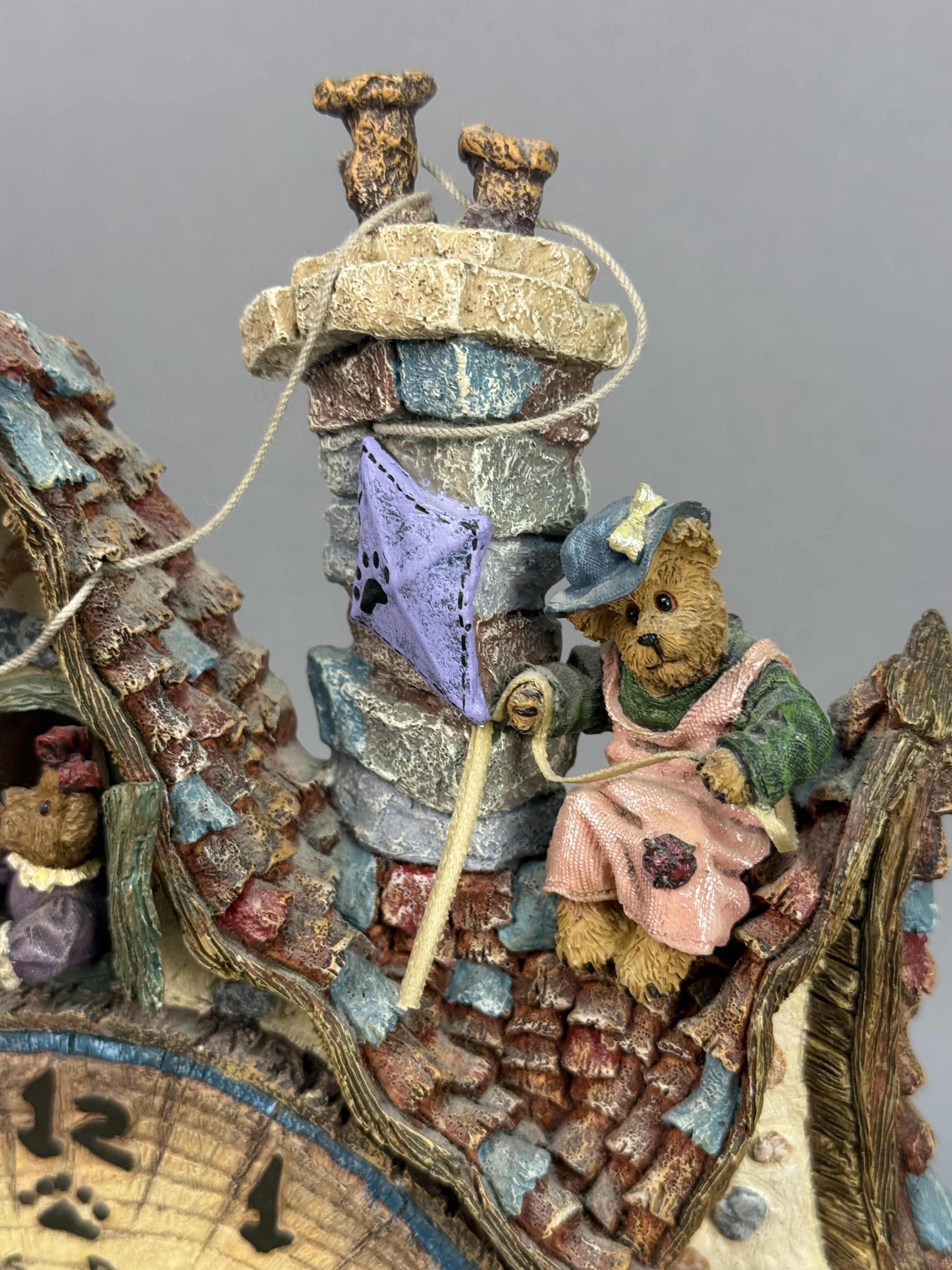 Boyds Bears Danbury Mint Collector Clock