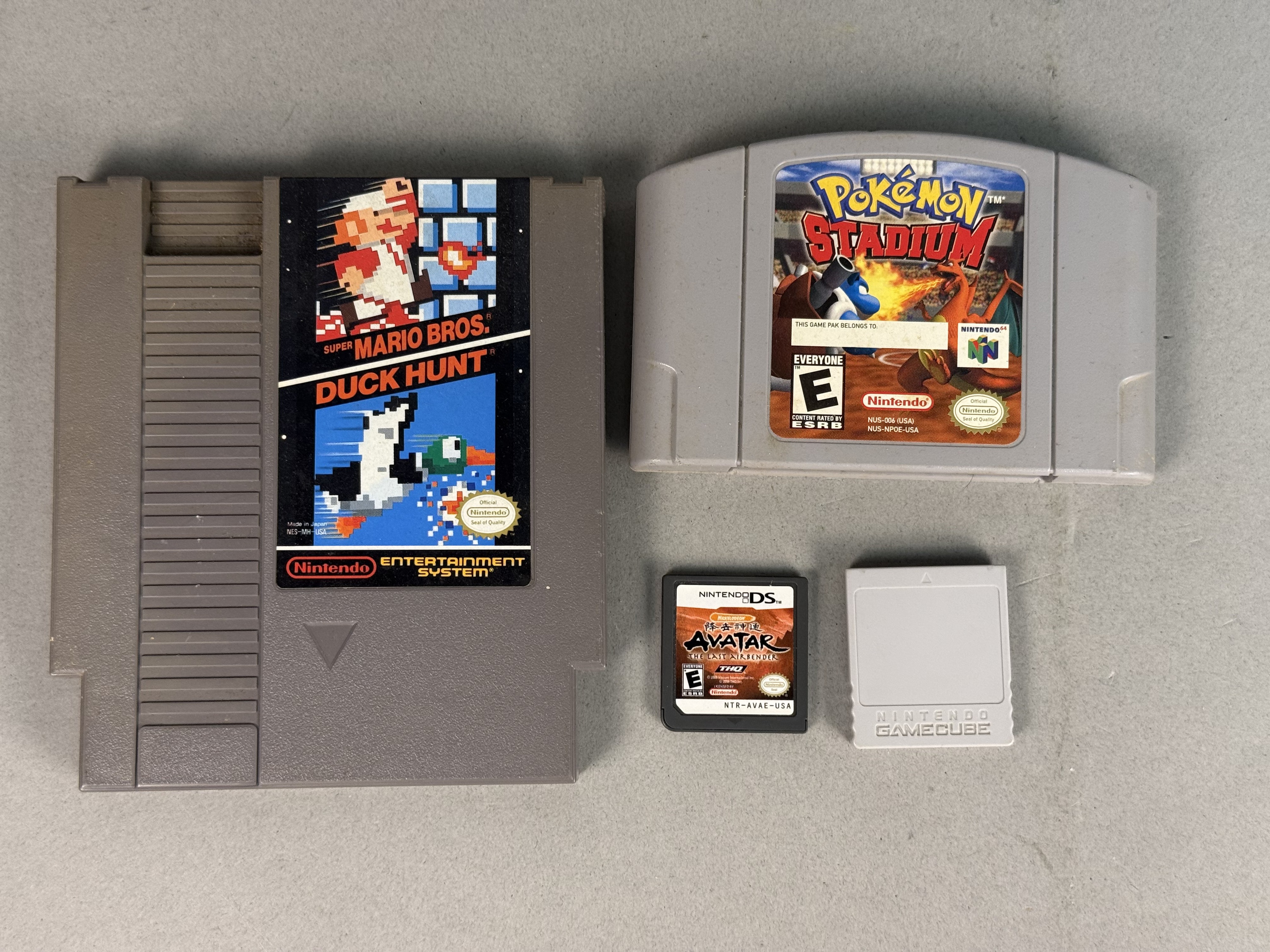 Nintendo Plastic Video Games & Memory Card