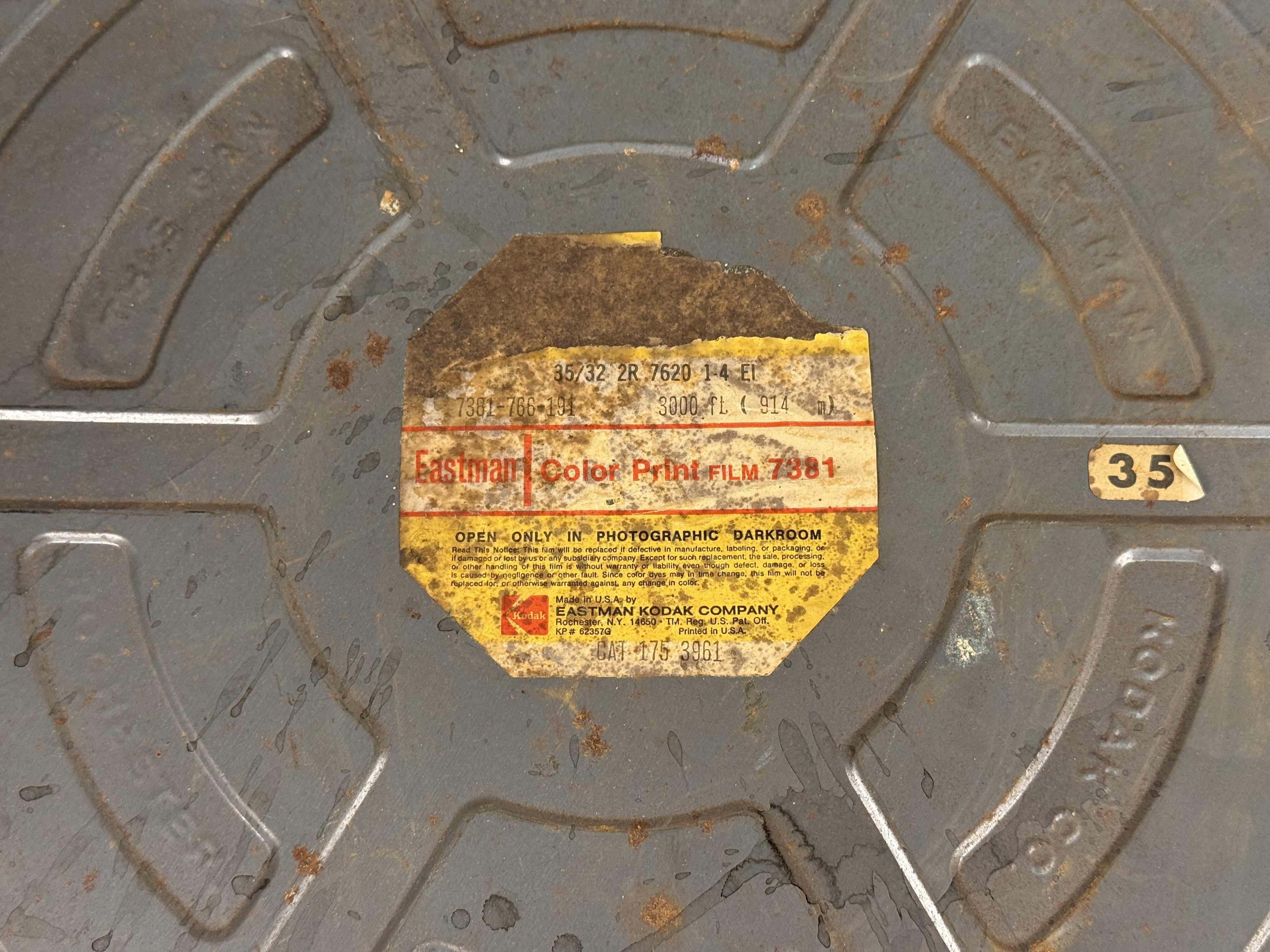 Commonwealth Pictures Frontier Law 35mm Reel