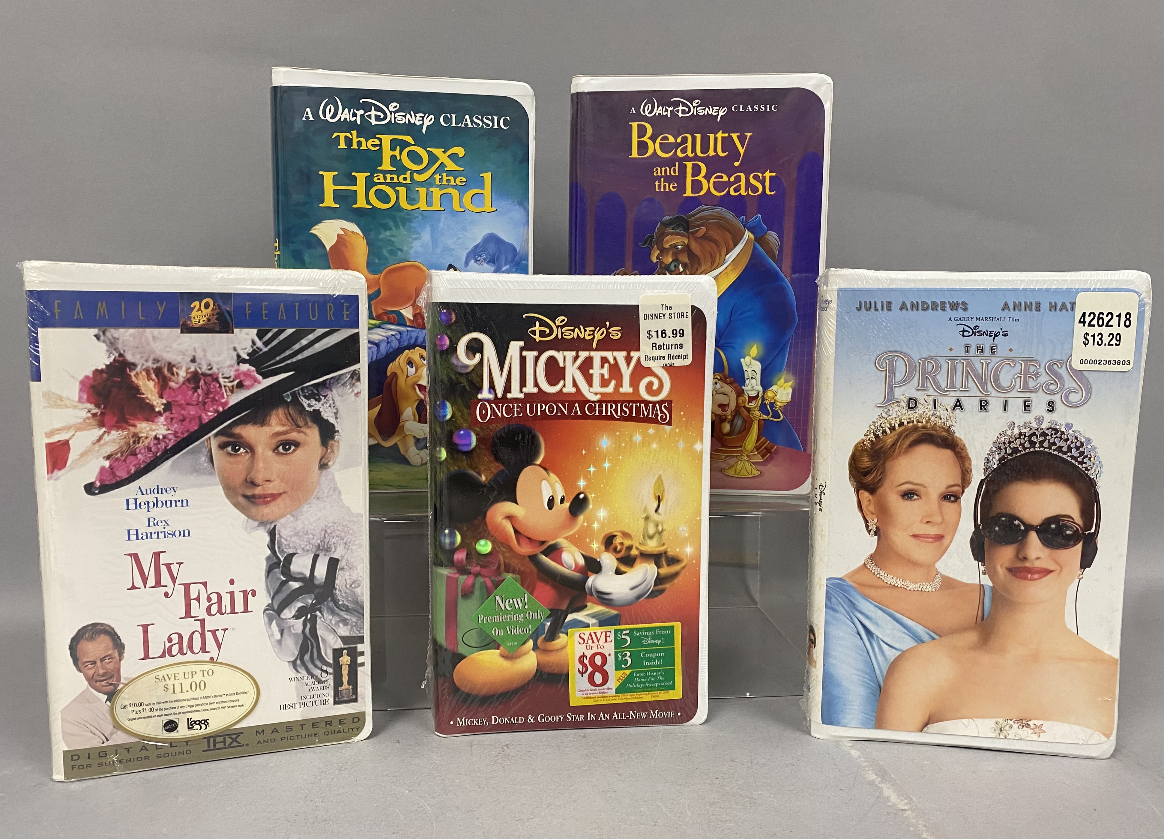 Disney & 20th Century Fox Clamshell VHS Movies