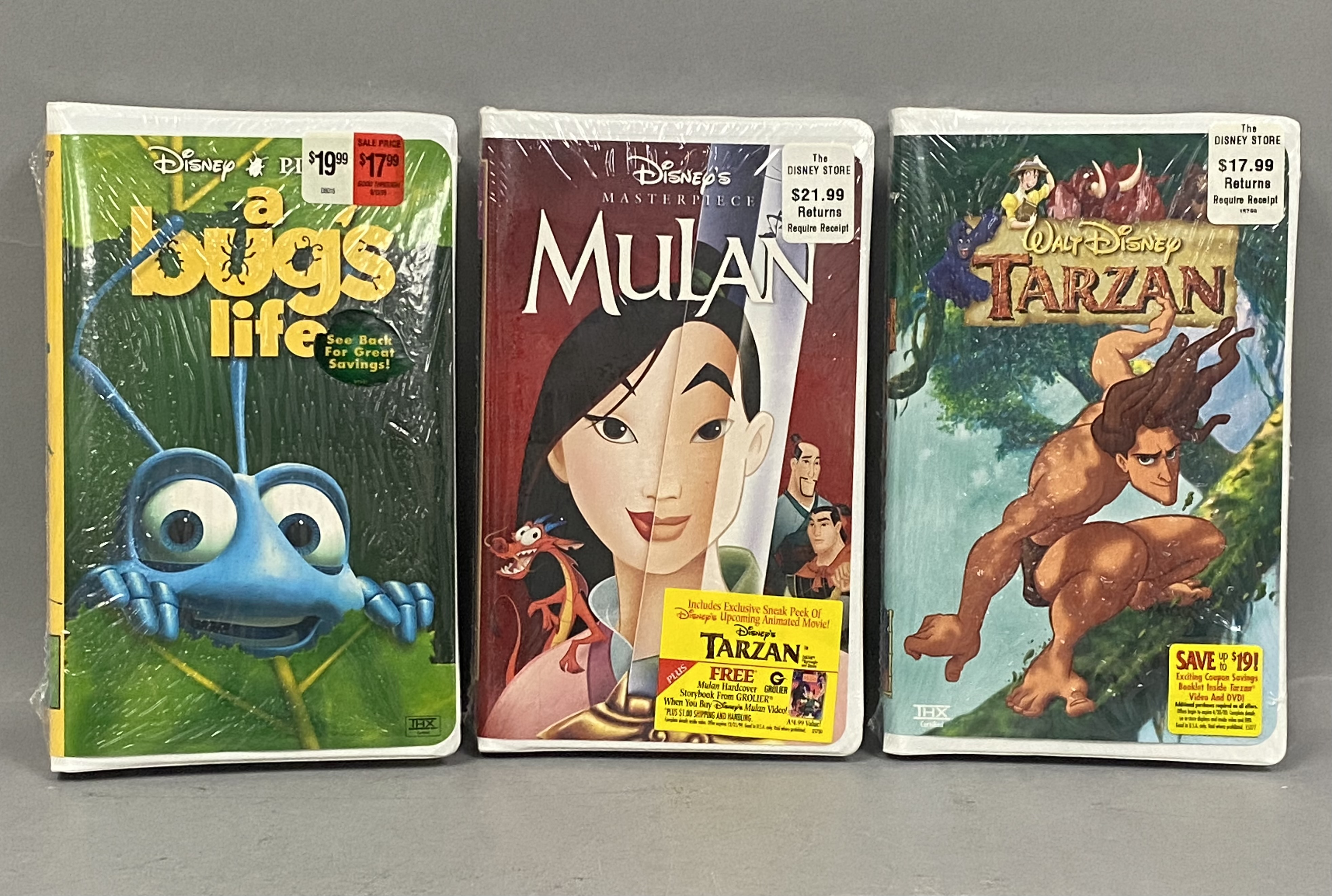 Walt Disney Sealed VHS Tapes