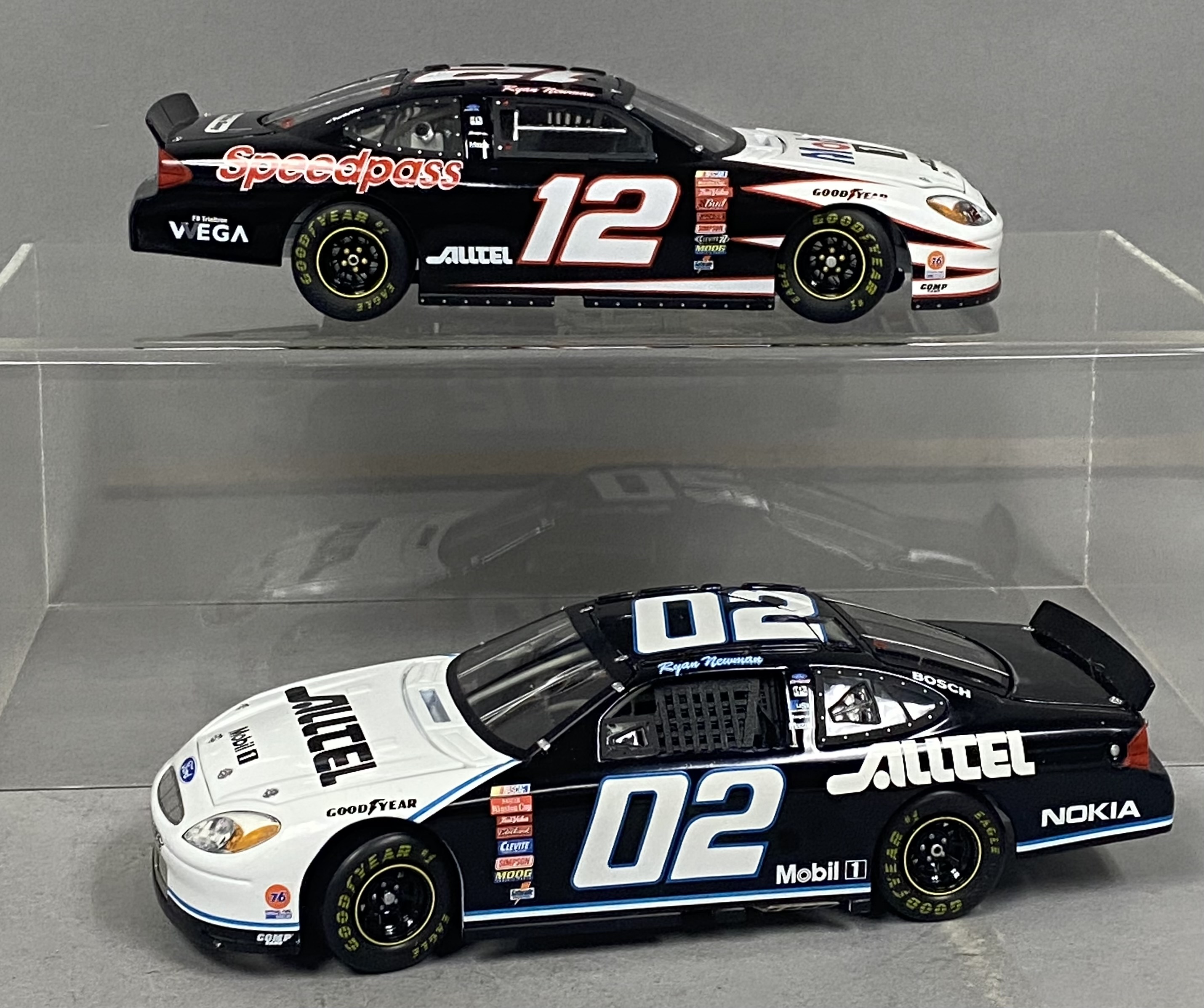 2 Team Caliber Ryan Newman Ford Taurus Models