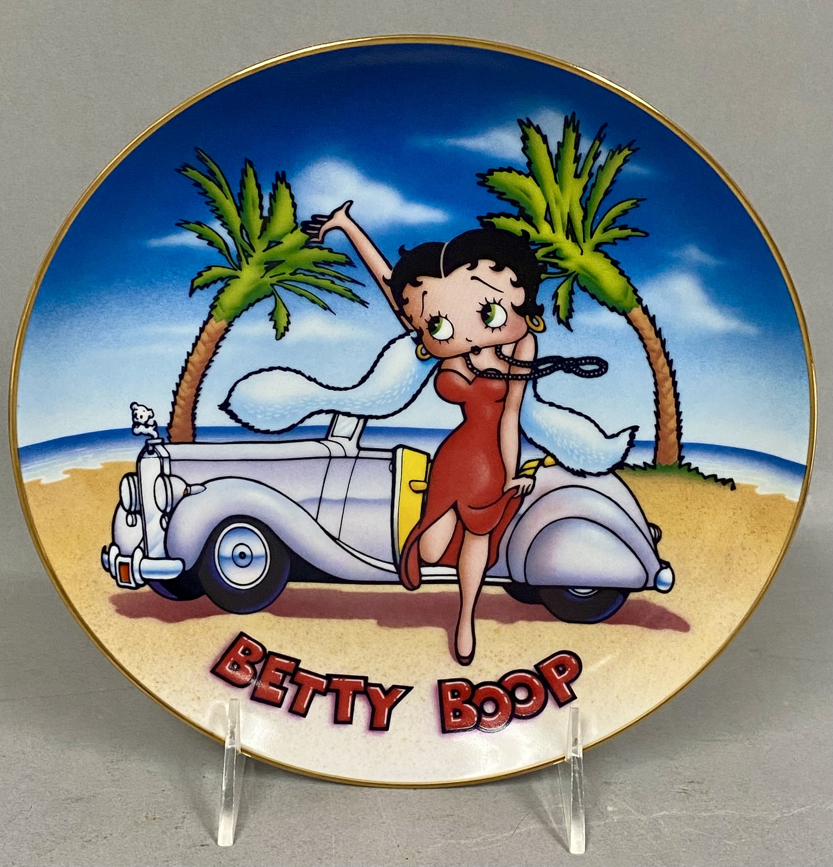 Danbury Mint Betty Boop Porcelain Plate