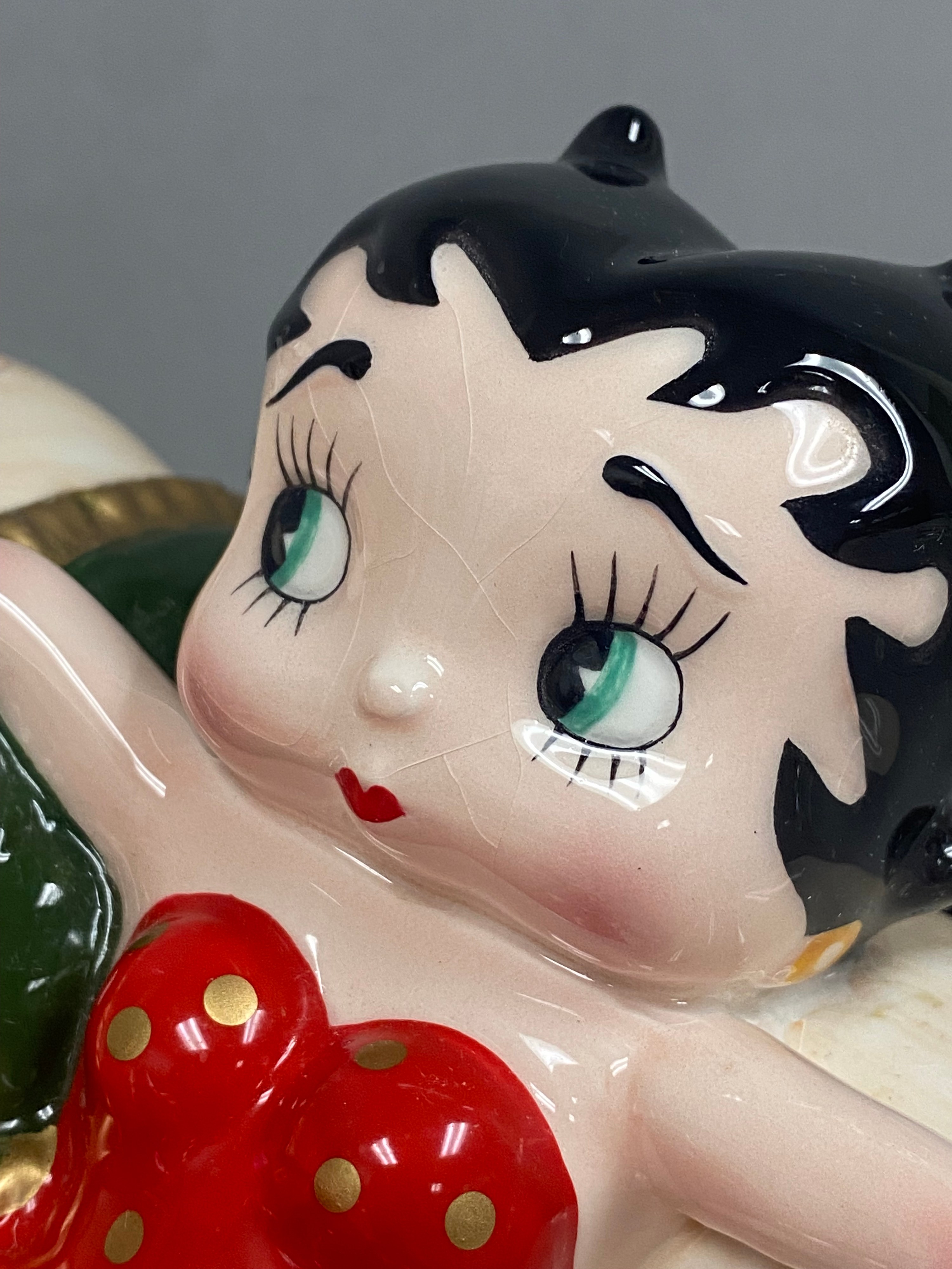 Vandor Betty Boop Teapot & Danbury Mint Figurine