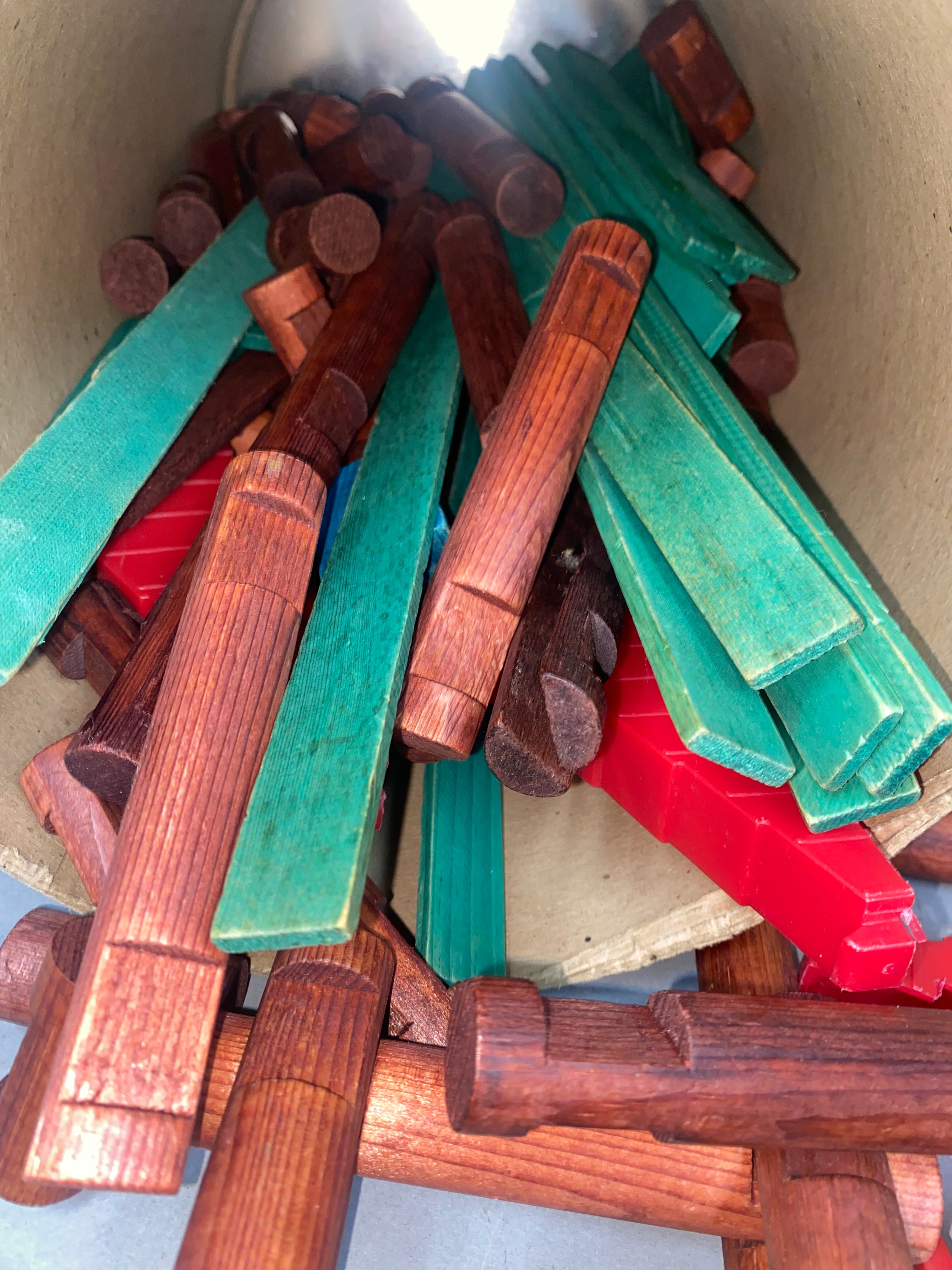 1969 Playskool Lincoln Logs No. 892 Set