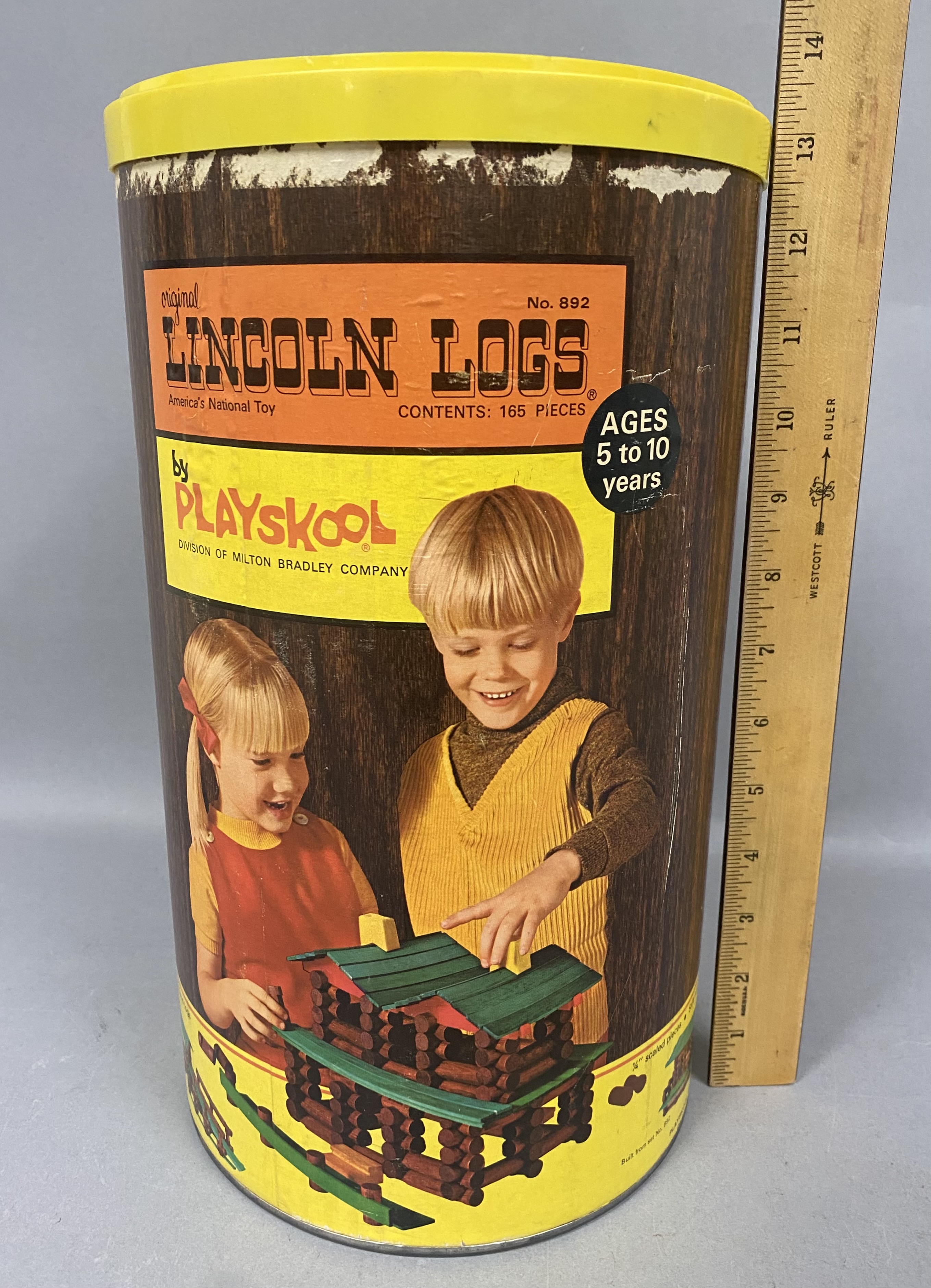 1969 Playskool Lincoln Logs No. 892 Set