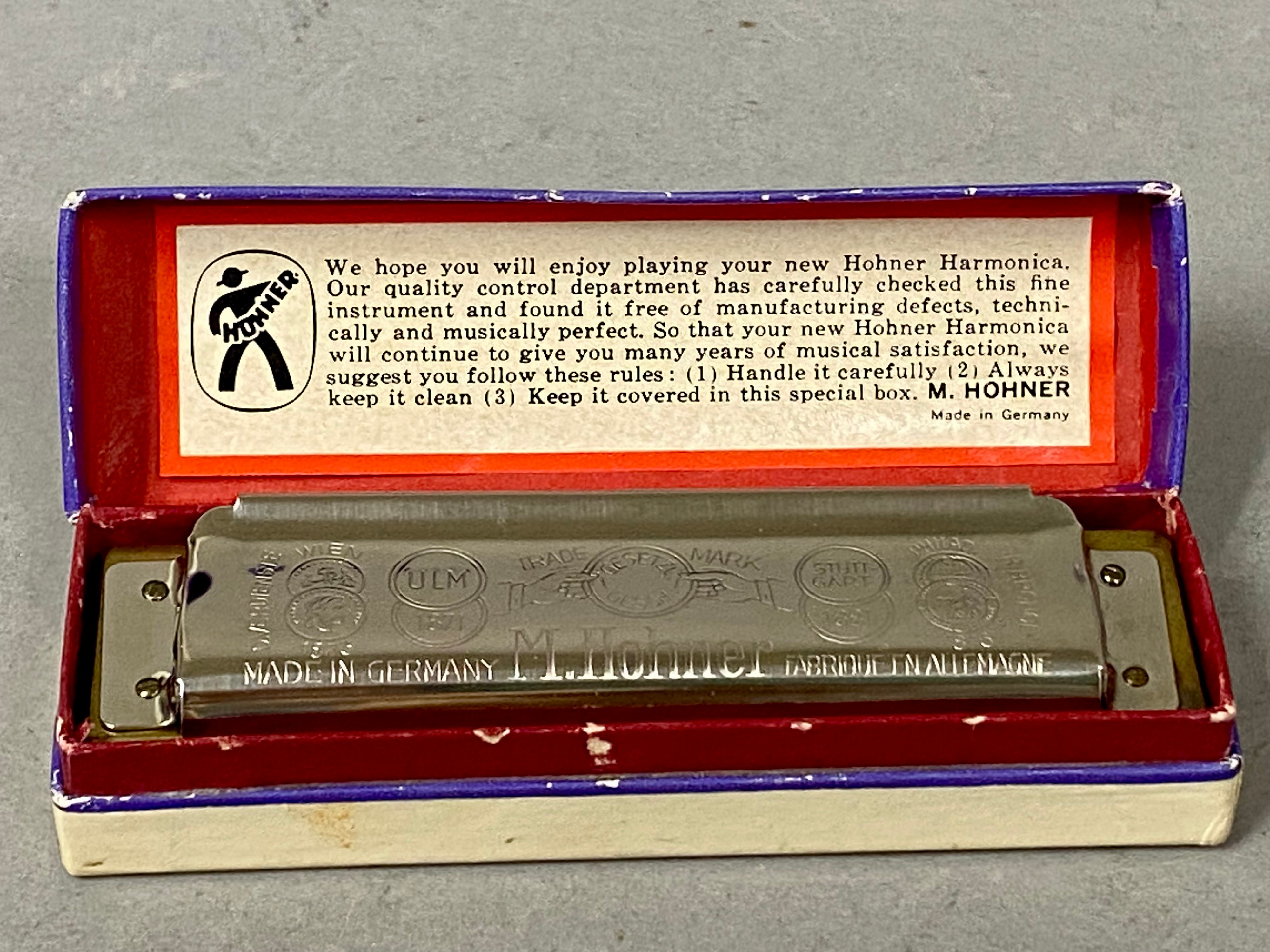 Hohner Marine Band 1896 Harmonica