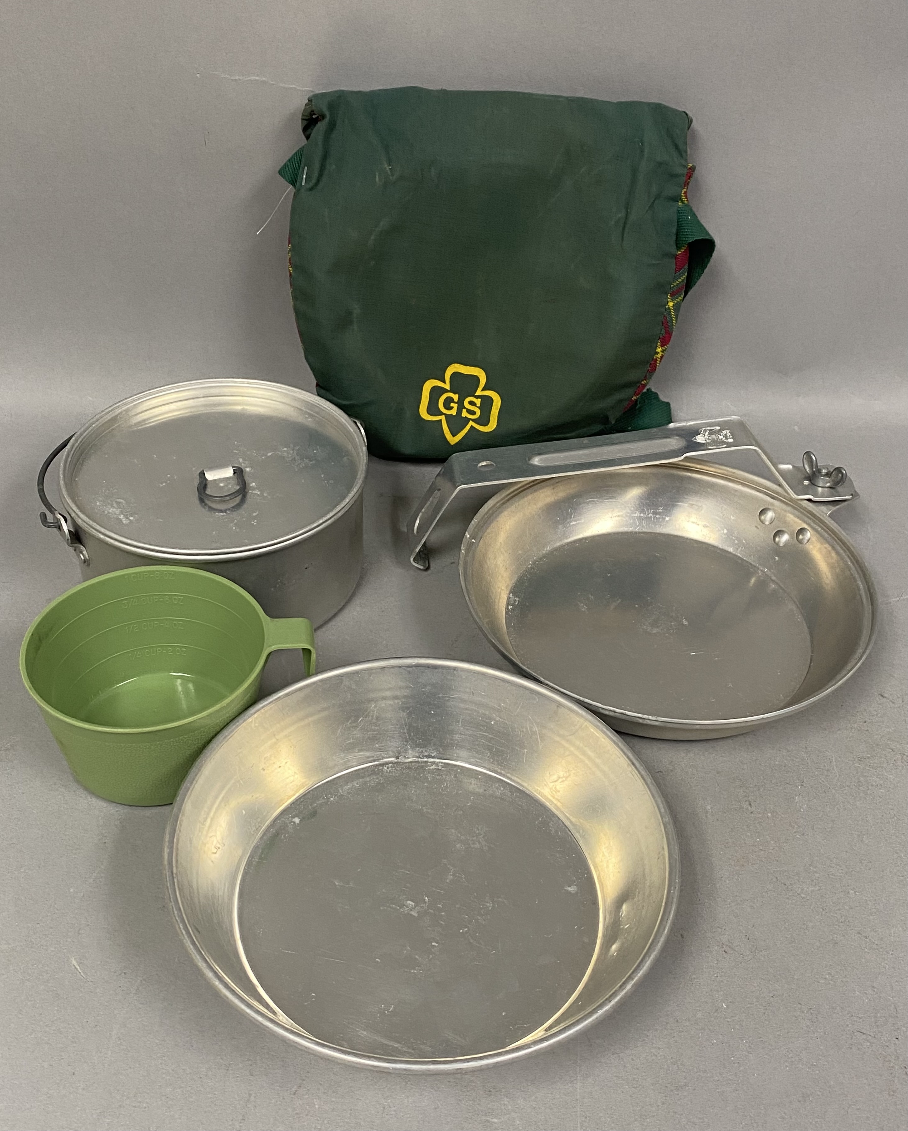 Mirro Aluminum Vintage Girl Scout Camping Set