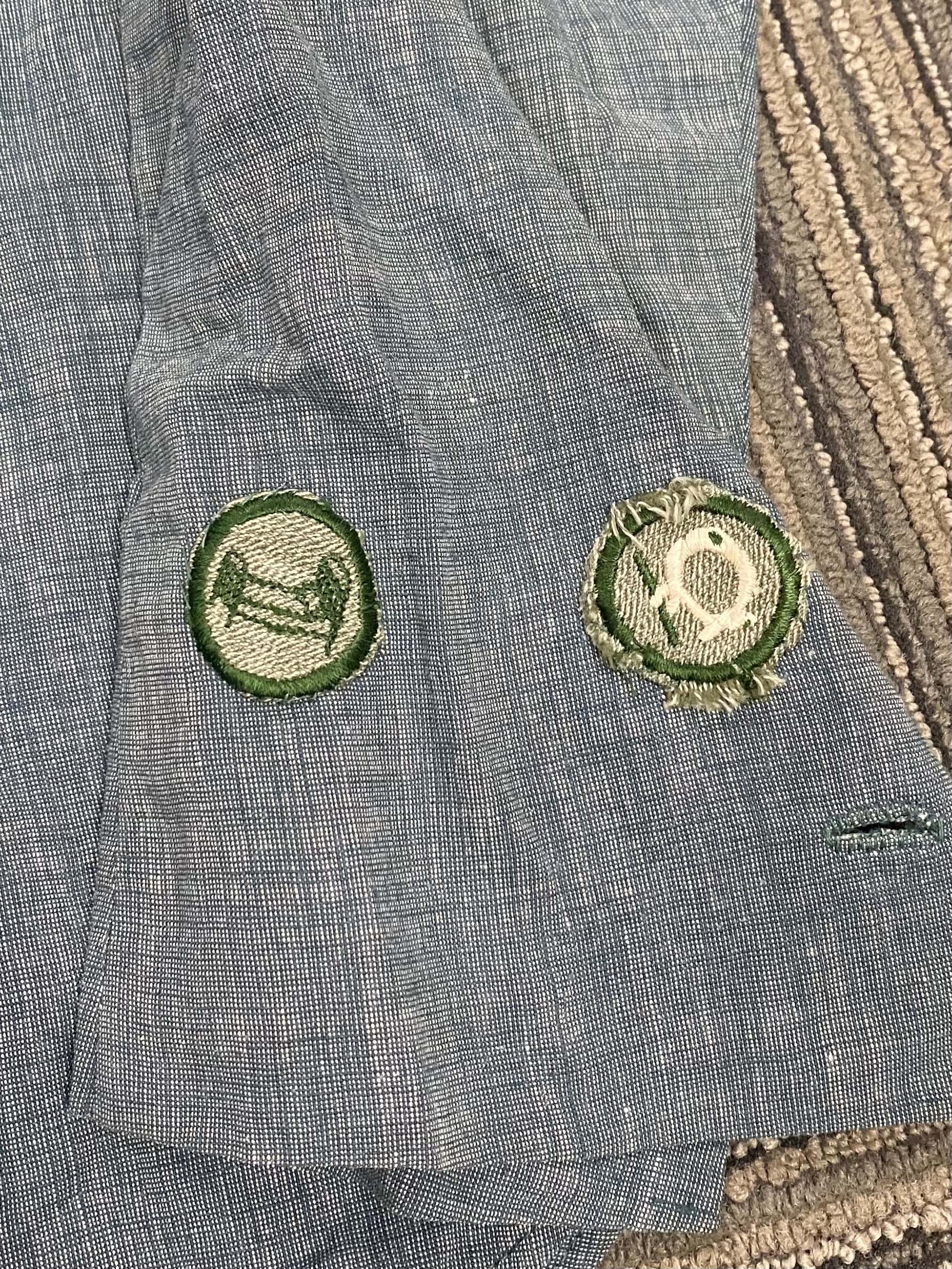 Girl Scouts of the USA Blue Heathered Uniform