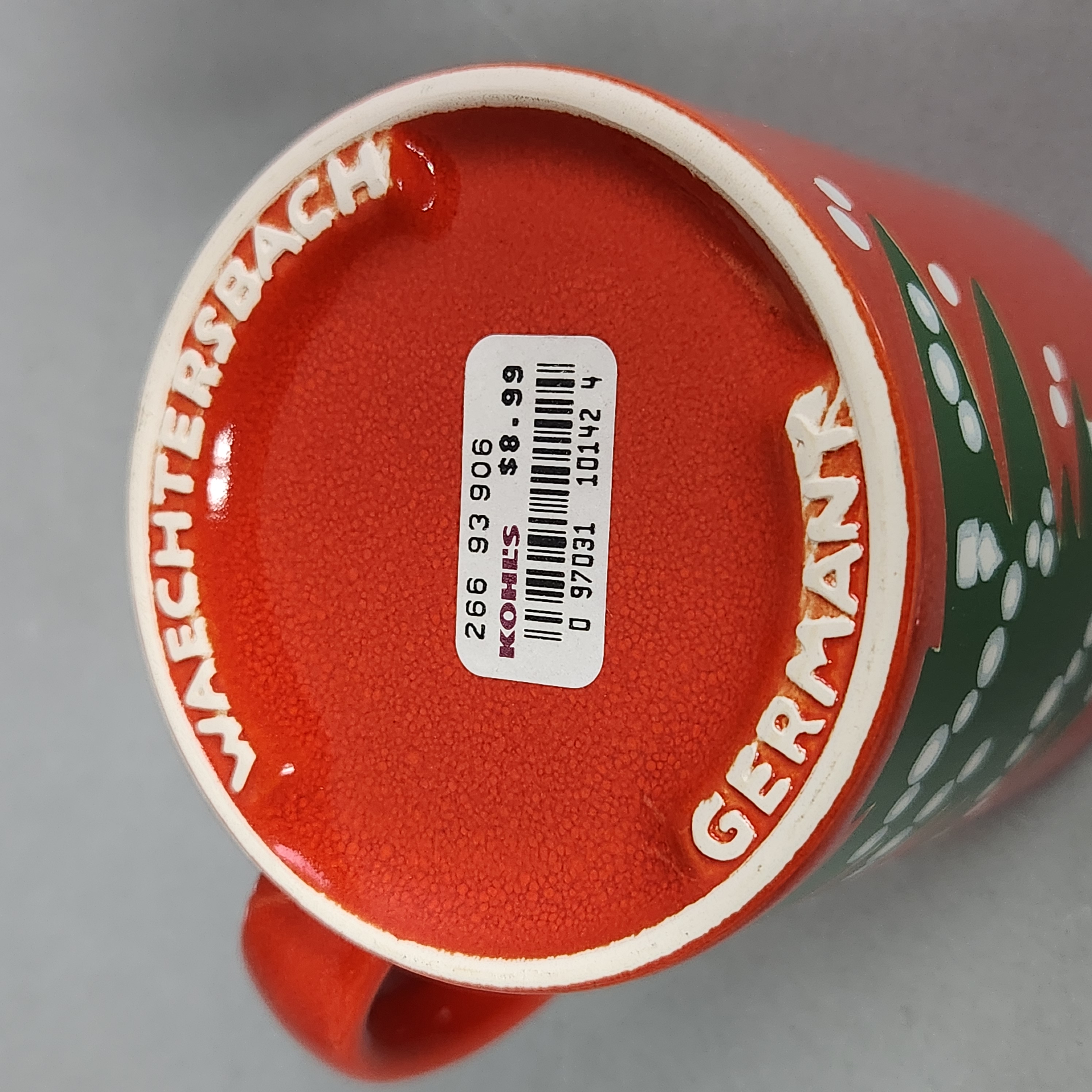 Waechtersbach Christmas Tree Mugs