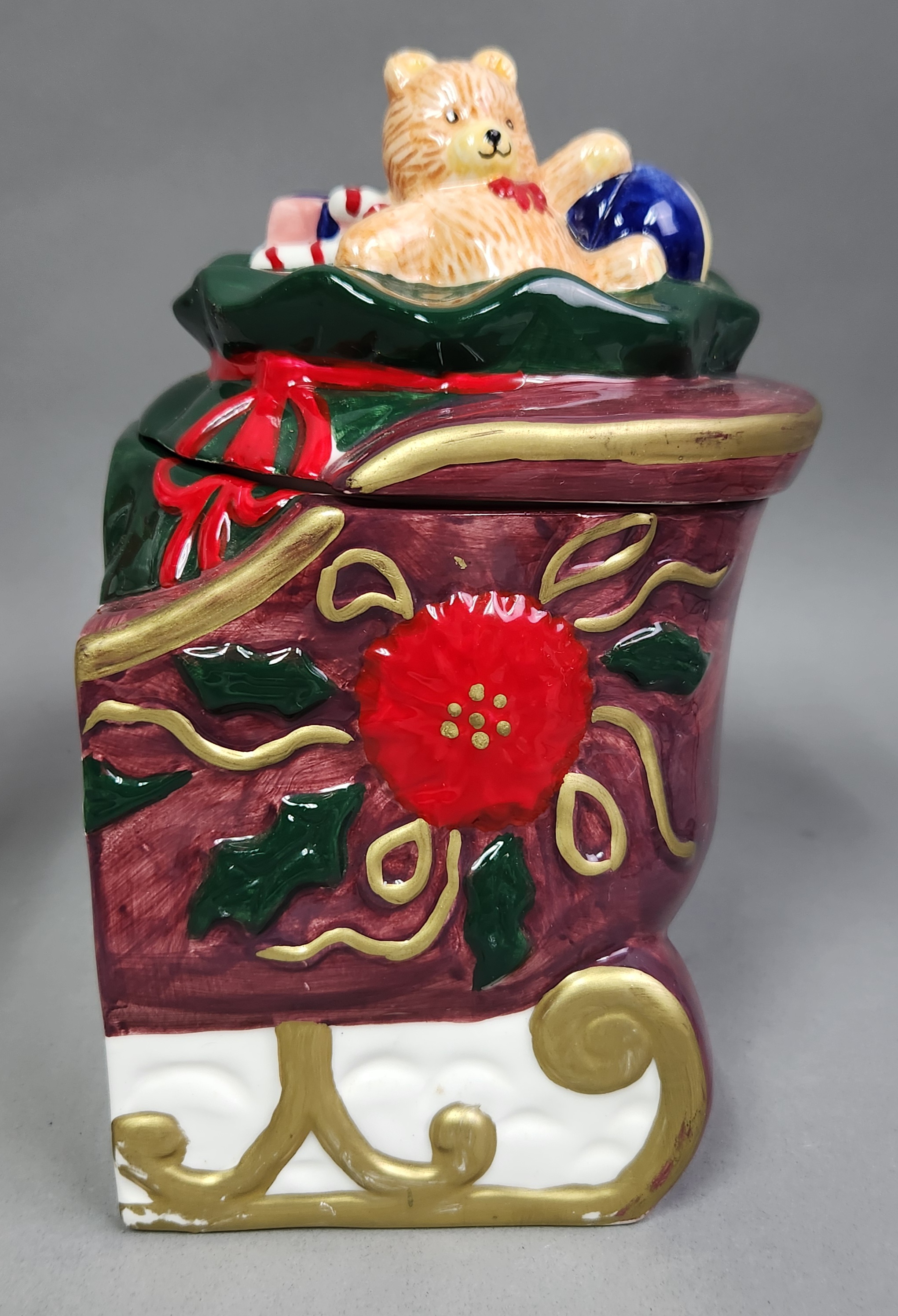 Ceramic Modular Santa Cookie Jar Set