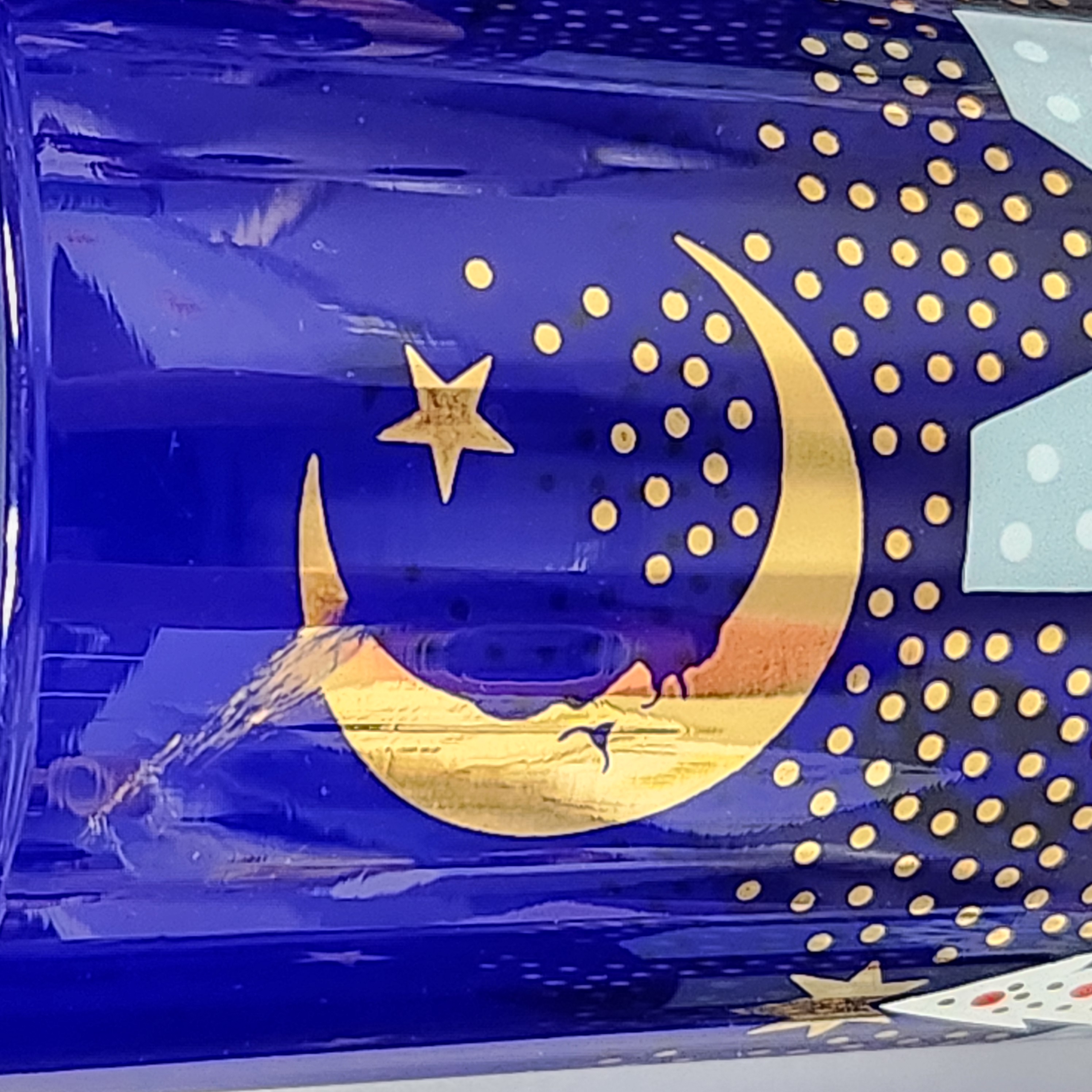 Noritake 'Twas The Night Before Christmas Cobalt Tumblers