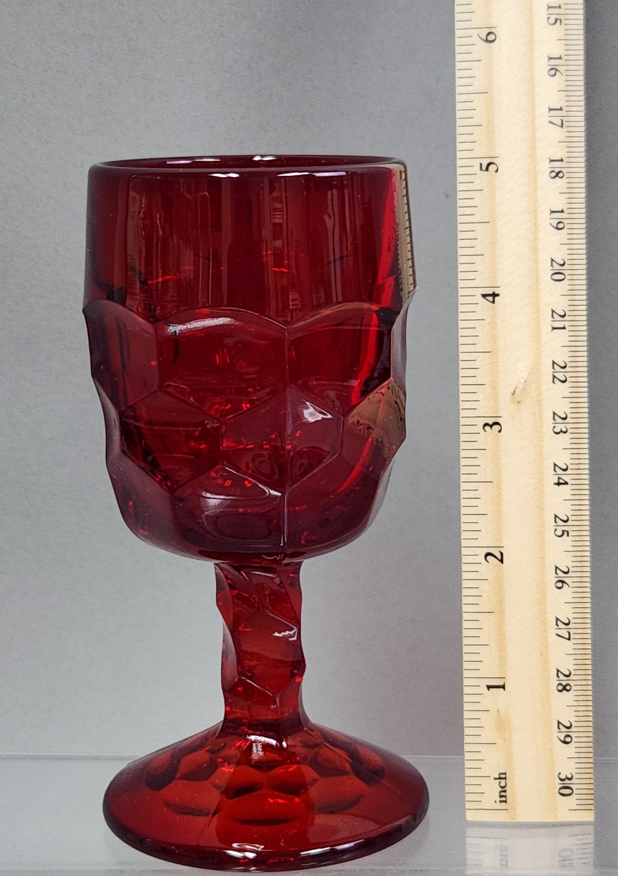 Viking Georgian Ruby Red Goblets