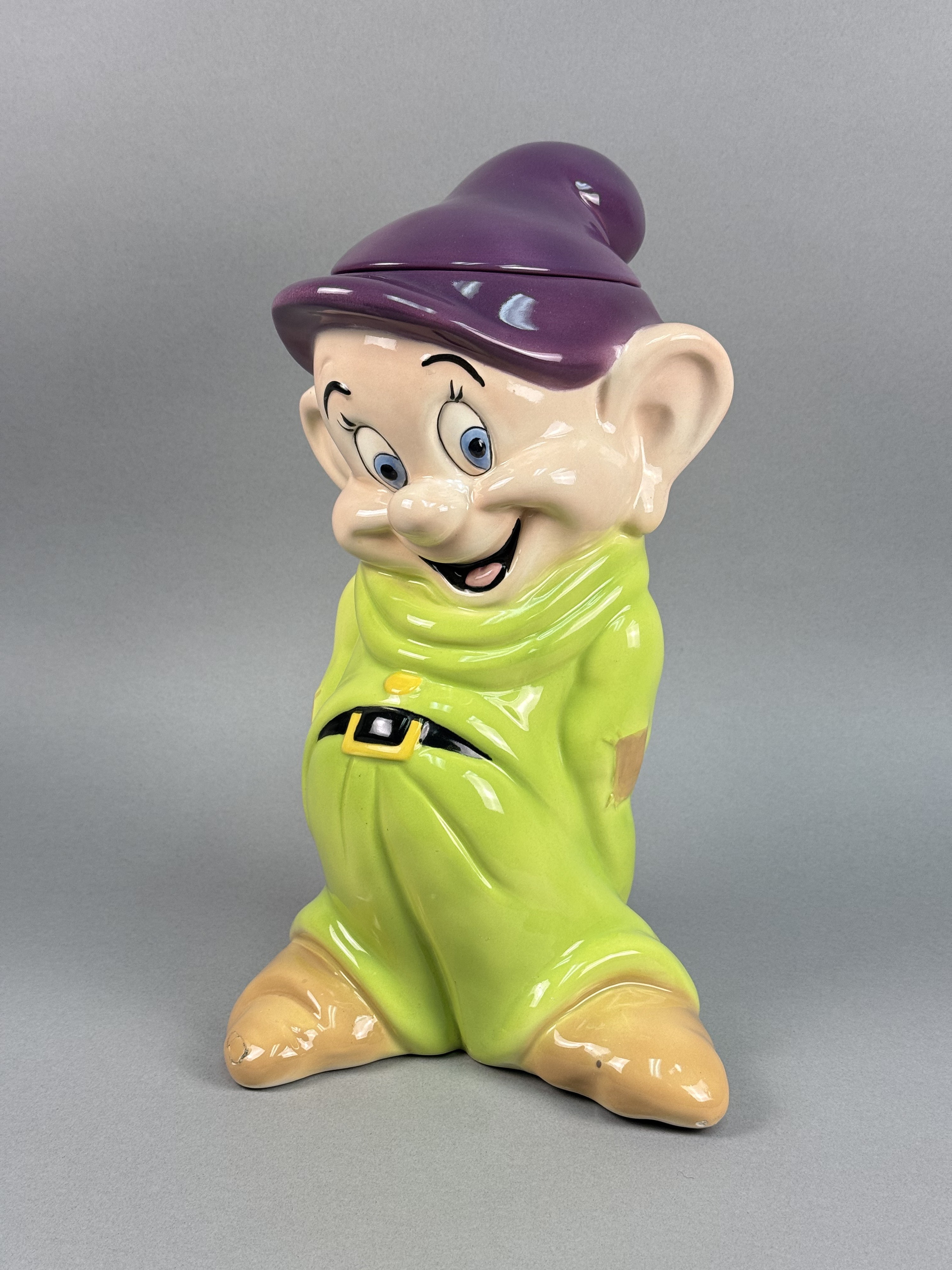 Treasure Craft Ceramic Disney Dopey Cookie Jar