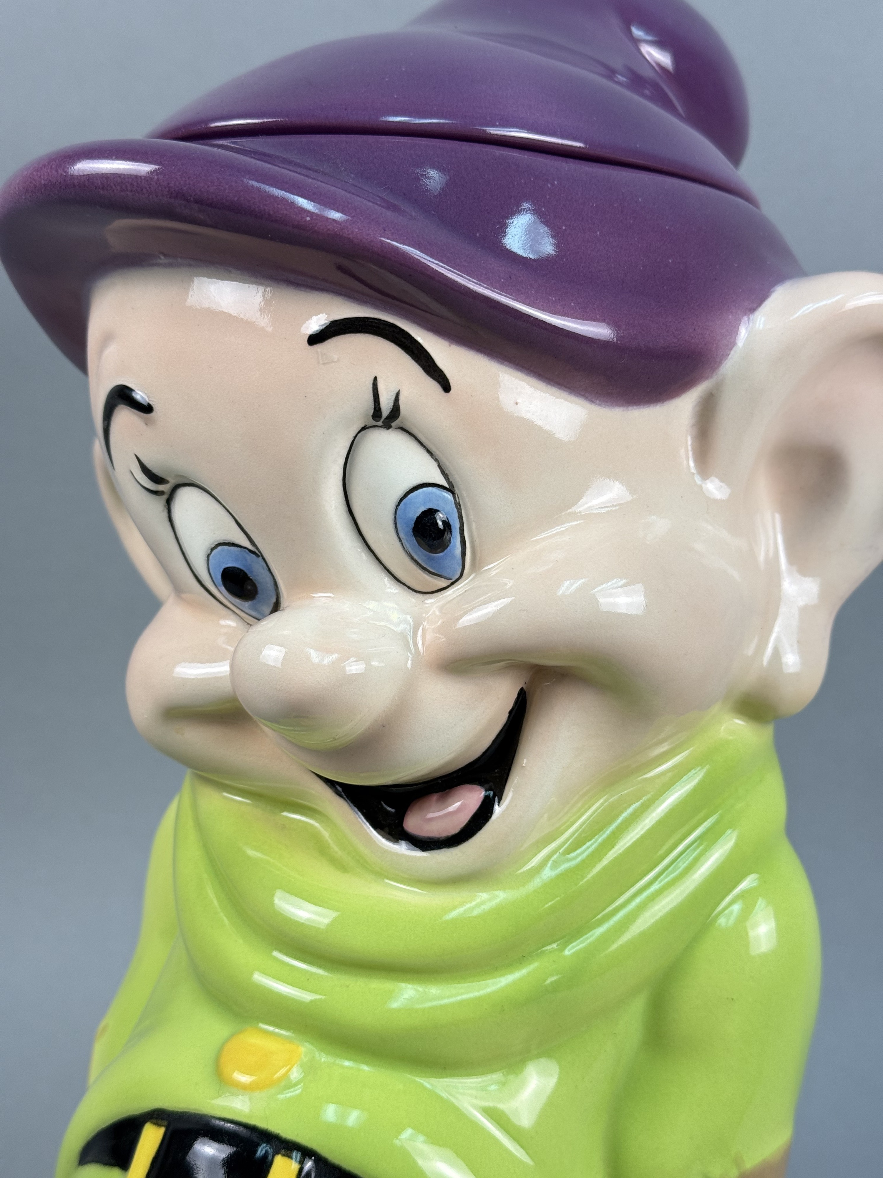 Treasure Craft Ceramic Disney Dopey Cookie Jar