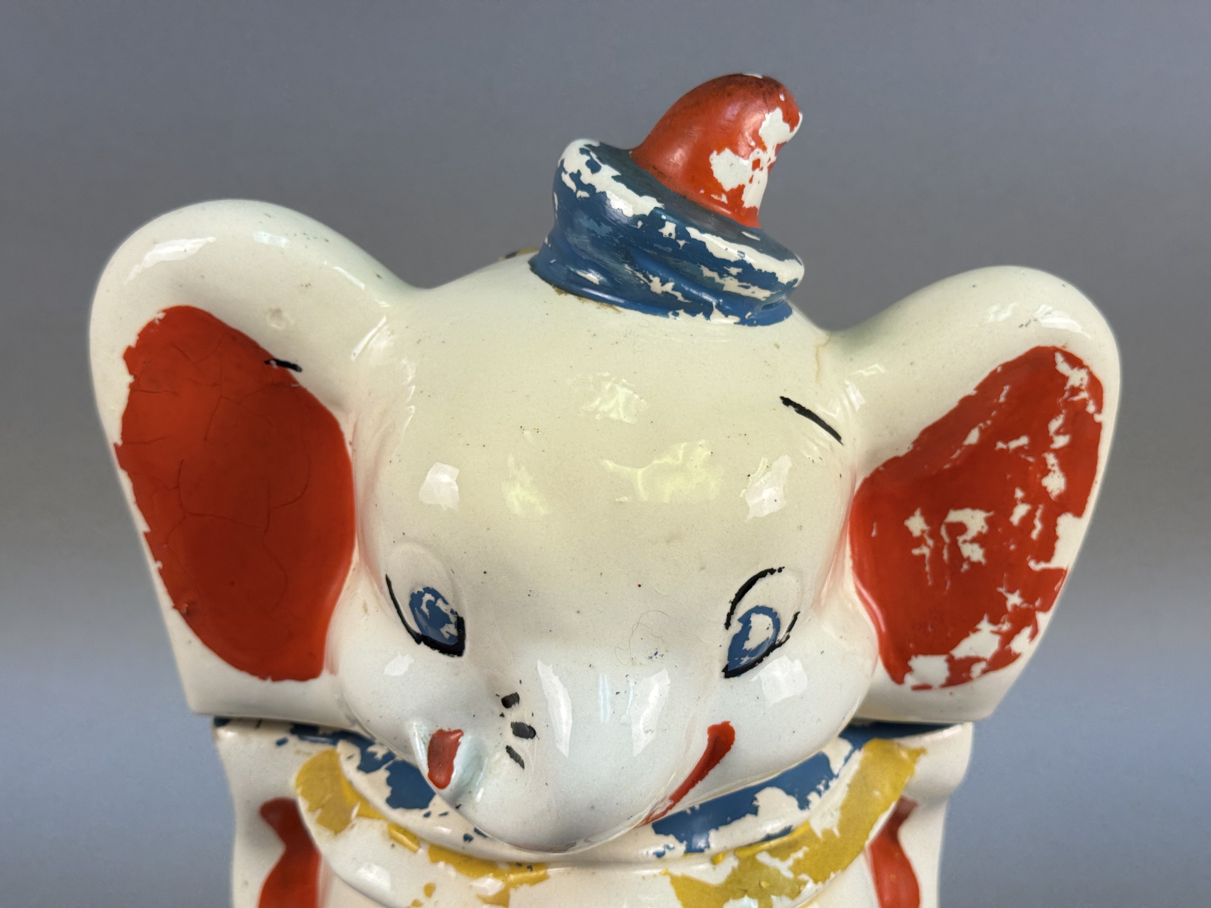 Disney Dumbo Turnabout Ceramic Cookie Jar