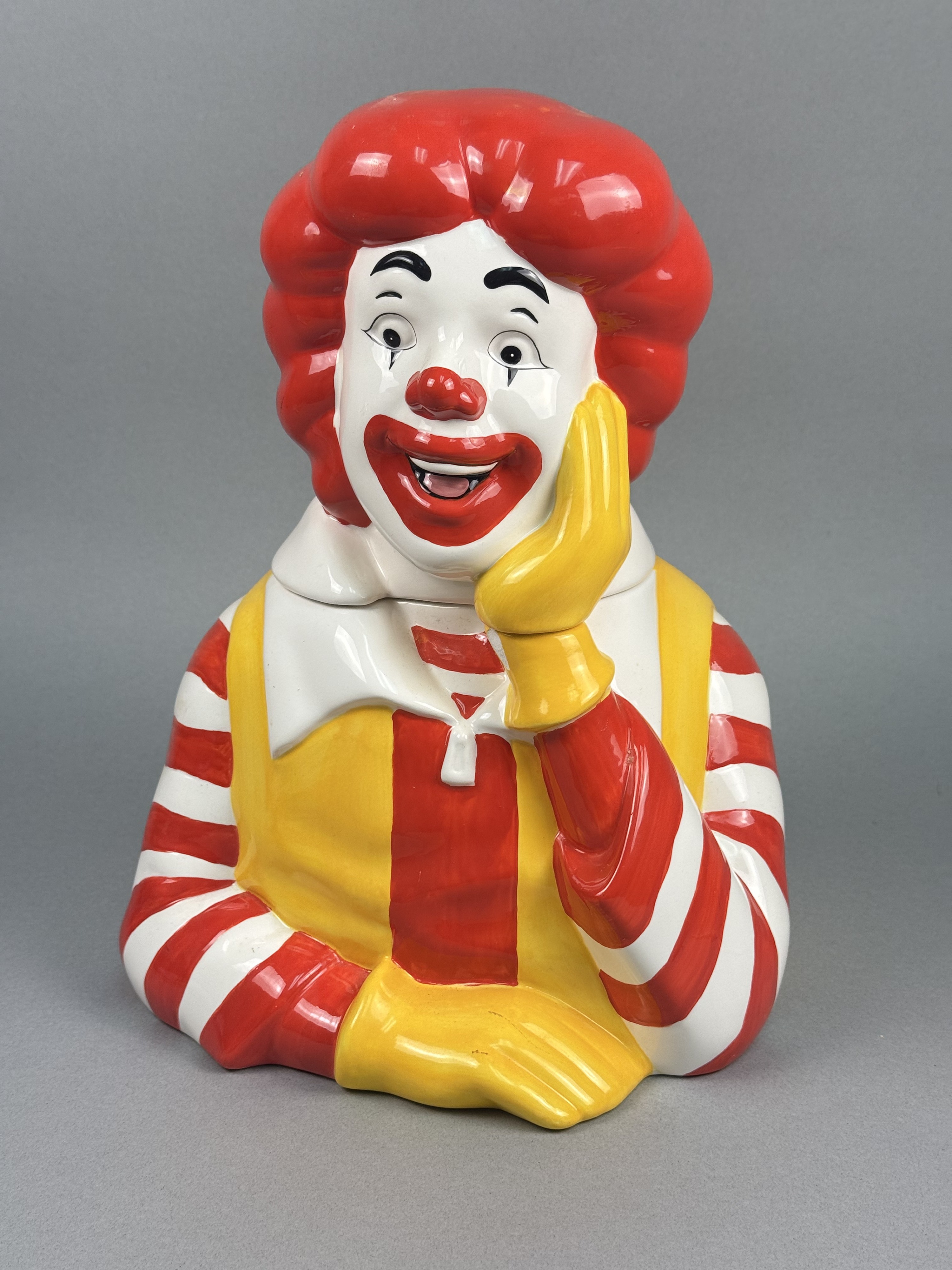 Treasure Craft Ceramic Ronald McDonald Cookie Jar
