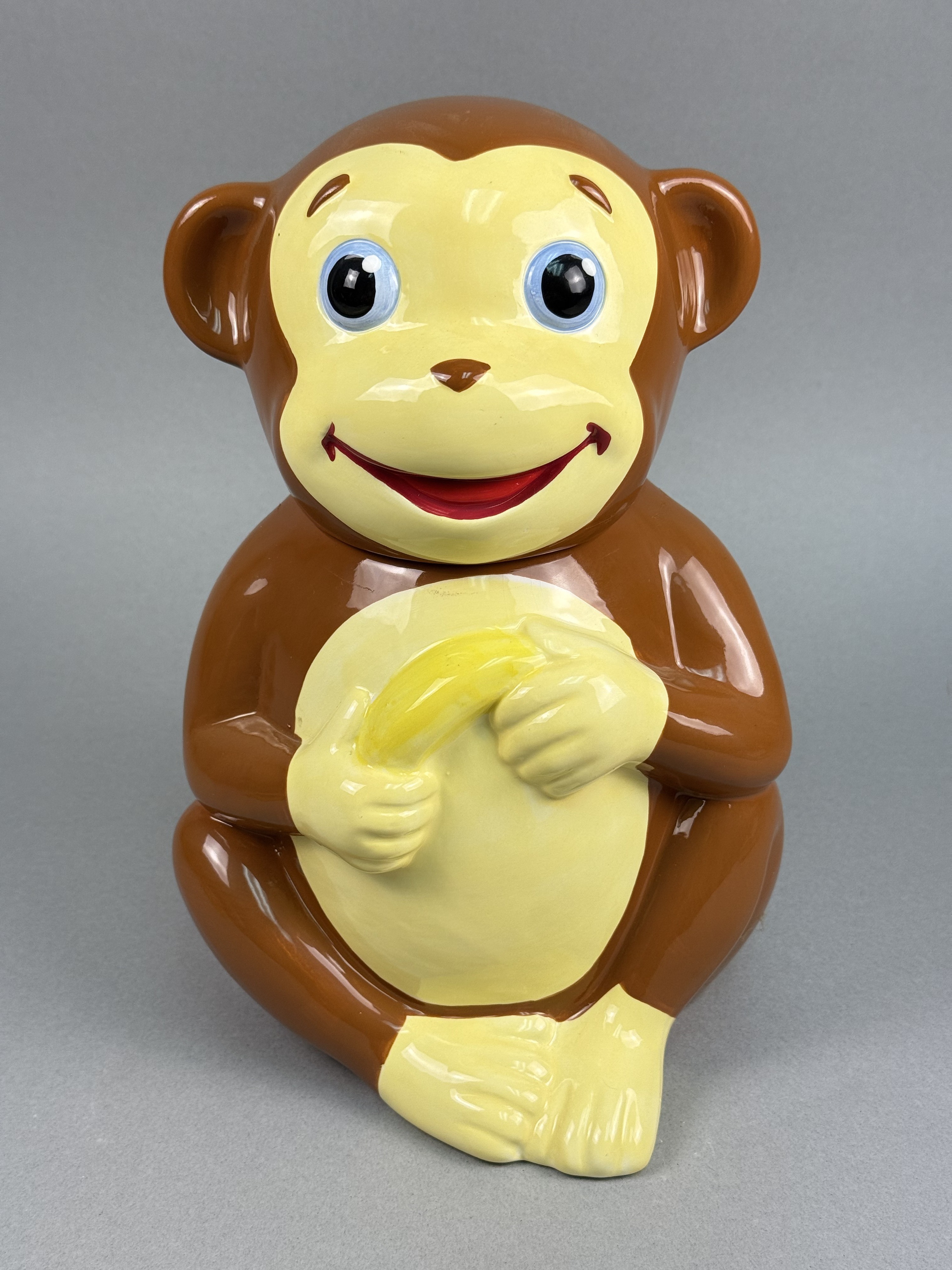 Sunny Patch Mostly Monkey Ceramic Cookie Jar