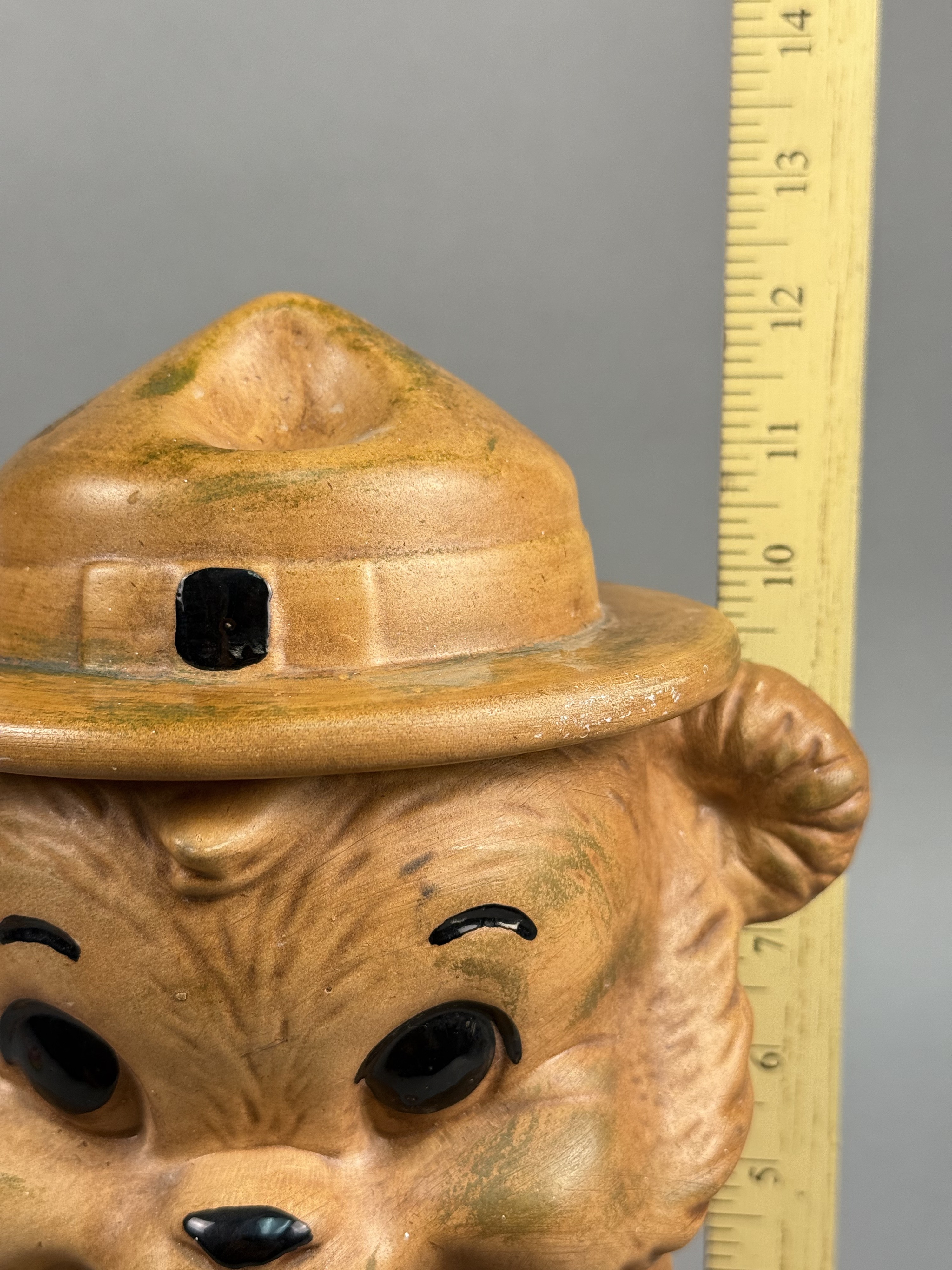 Winton Ceramic Ranger Bear Cookie Jar